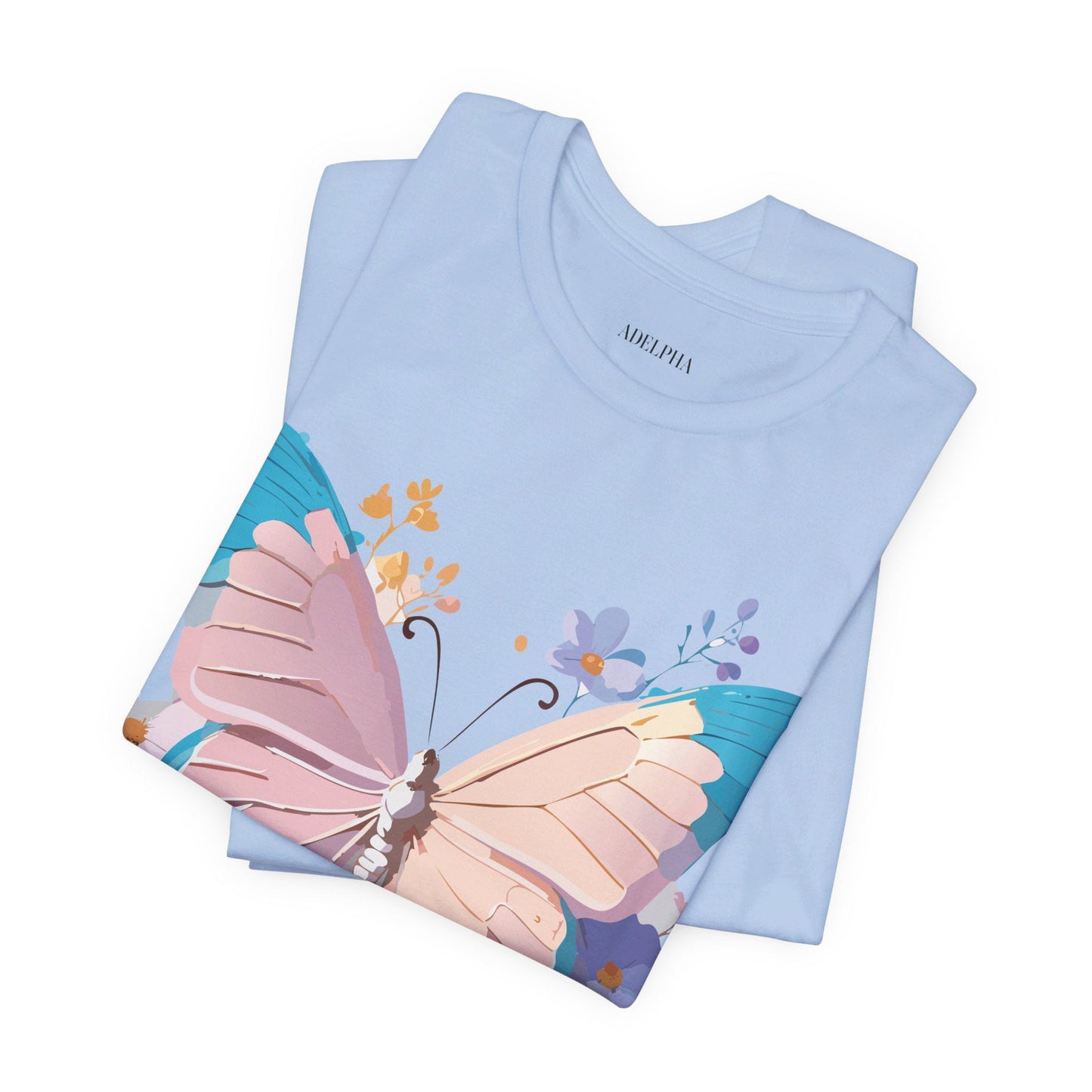 Butterfly Graphic Tee Vintage Inspired Adelpha Unisex Jersey Short Sleeve