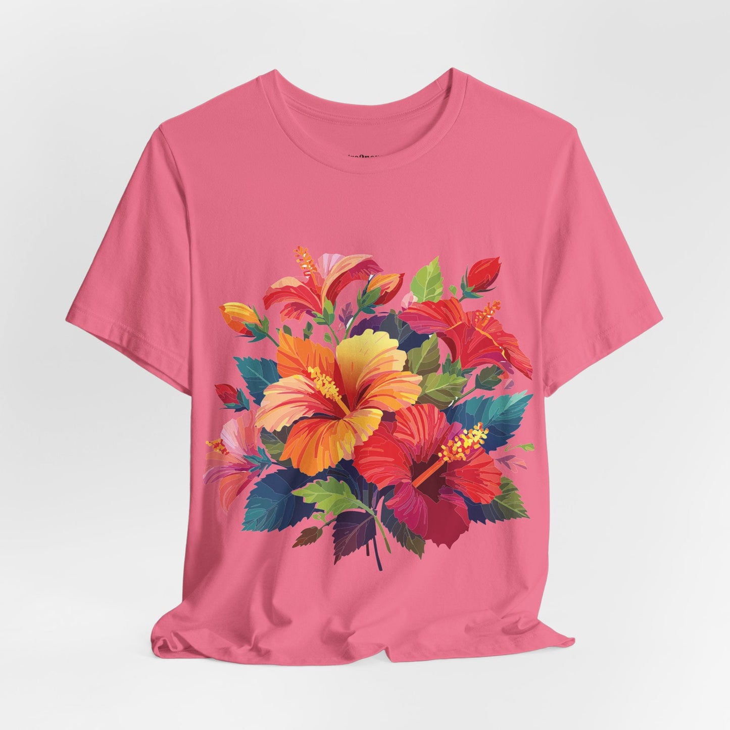 Vintage Floral Graphic Unisex Cotton Tee 34