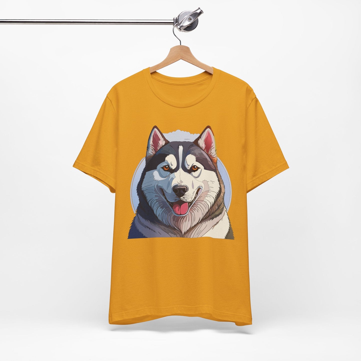 Unisex Animal Shirt Art Design Tee With Wild Animals Graphic Print Short Sleeve Style
