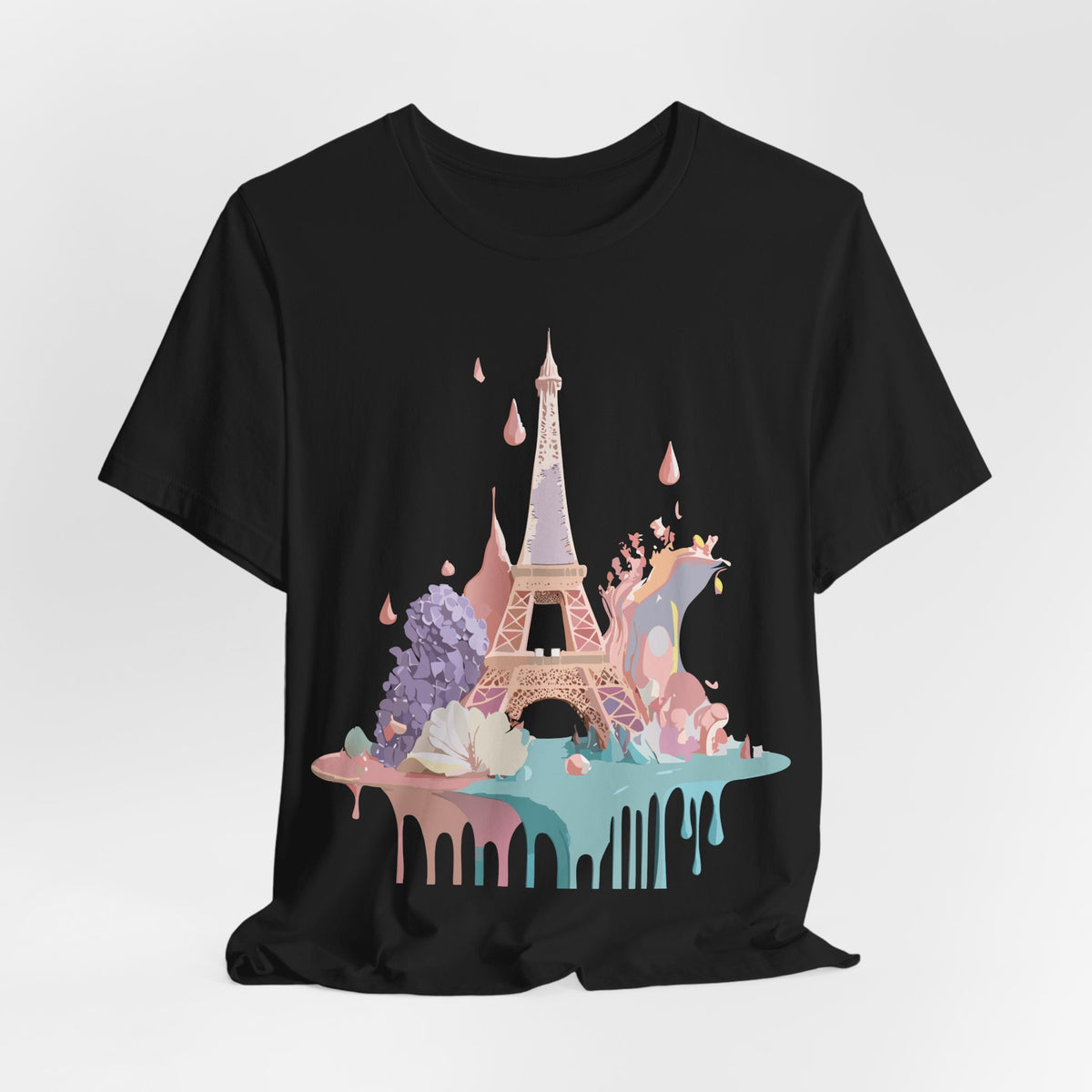 Unisex Cotton Bella+Canvas Tee with Paris