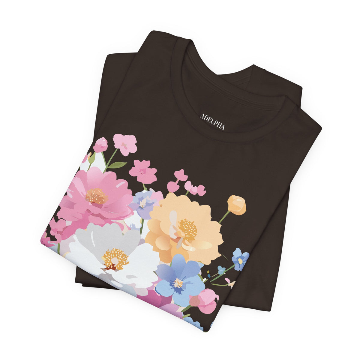 Floral Graphic Tee Shirt - Bella+Canvas Unisex 100 Cotton 17