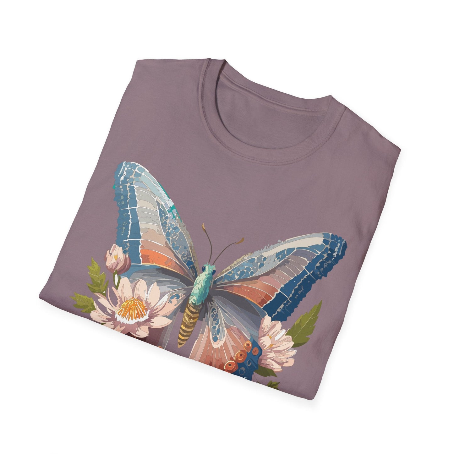 Butterfly Shirt Unisex T Shirt Monarch Design Softstyle 64000 Ring Spun Cotton Tee
