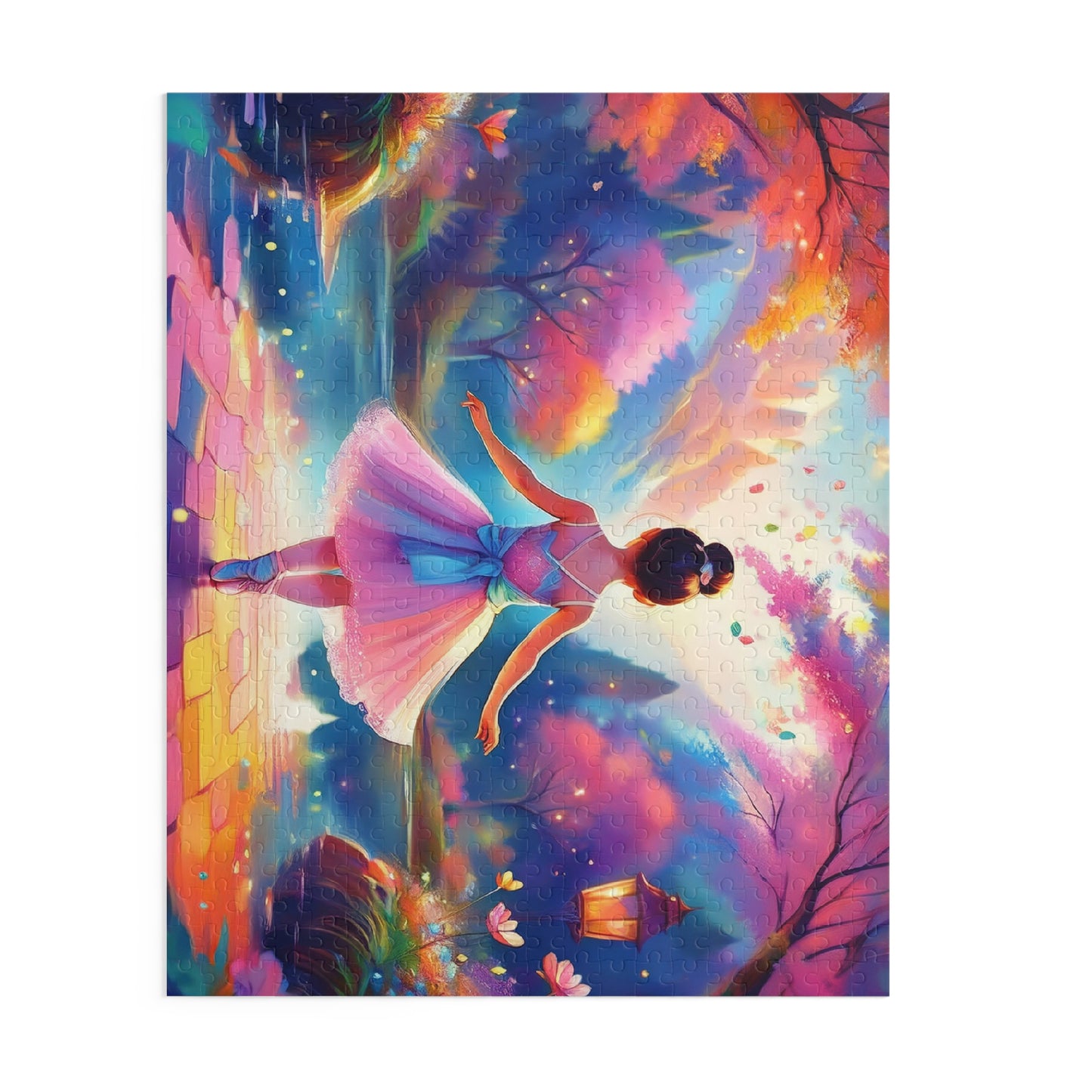Ballerina Puzzle 500-Chipboard Pieces in Box | Kids Puzzles Size: 16" x 20",  Ages 9+ and Family pn18