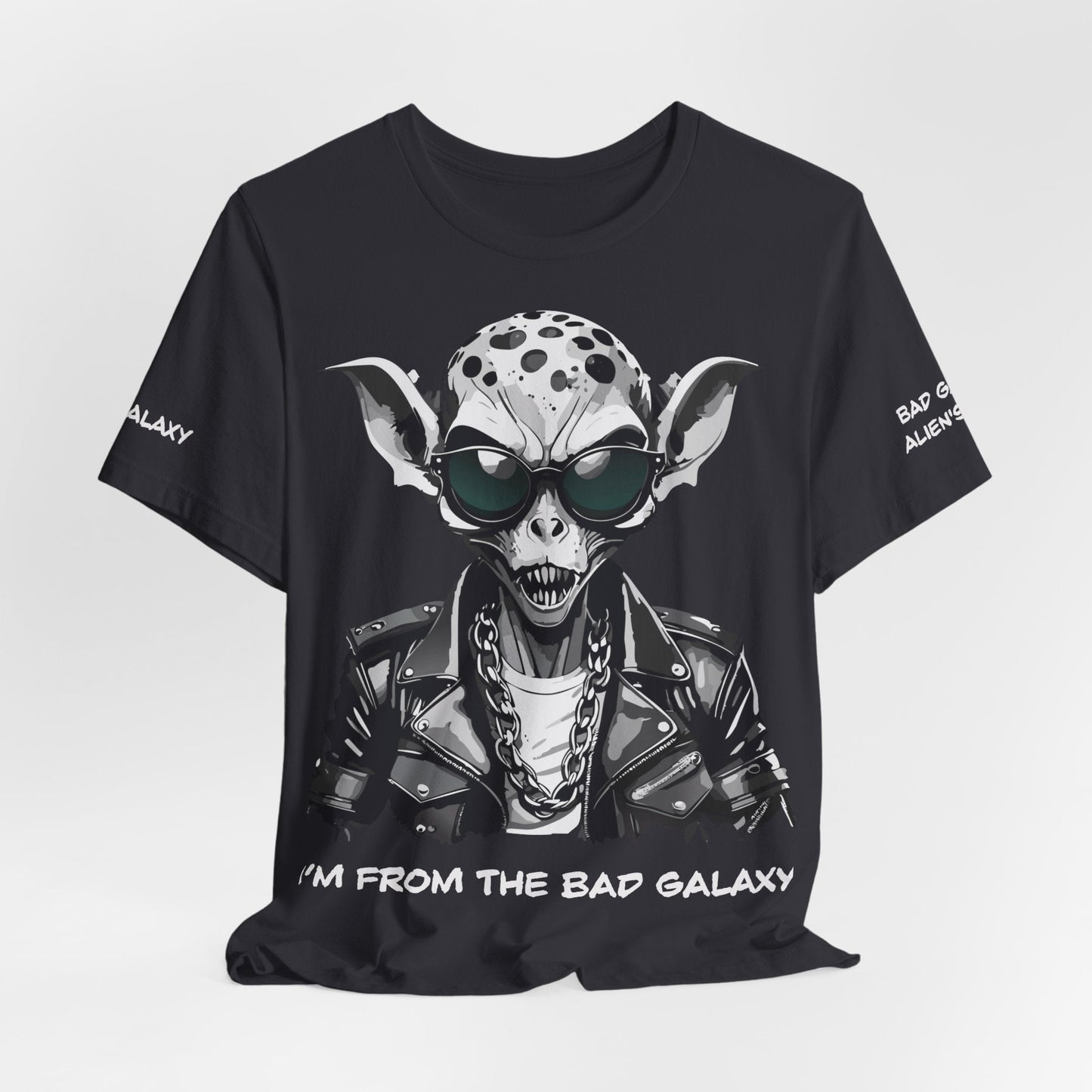 Alien Tee Shirt From Bad Galaxy Made To Order Lightweight 100 Cotton Tee With Eco Inks Free Shipping