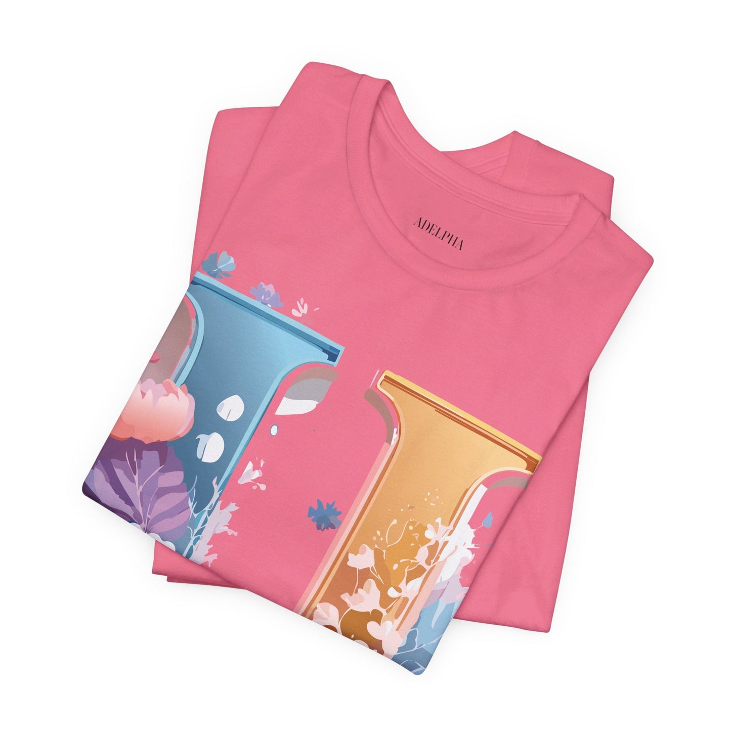 Letter U Shirt Graphic Tee Unisex Vintage Inspired Adelpha Artwork Premium Short Sleeve