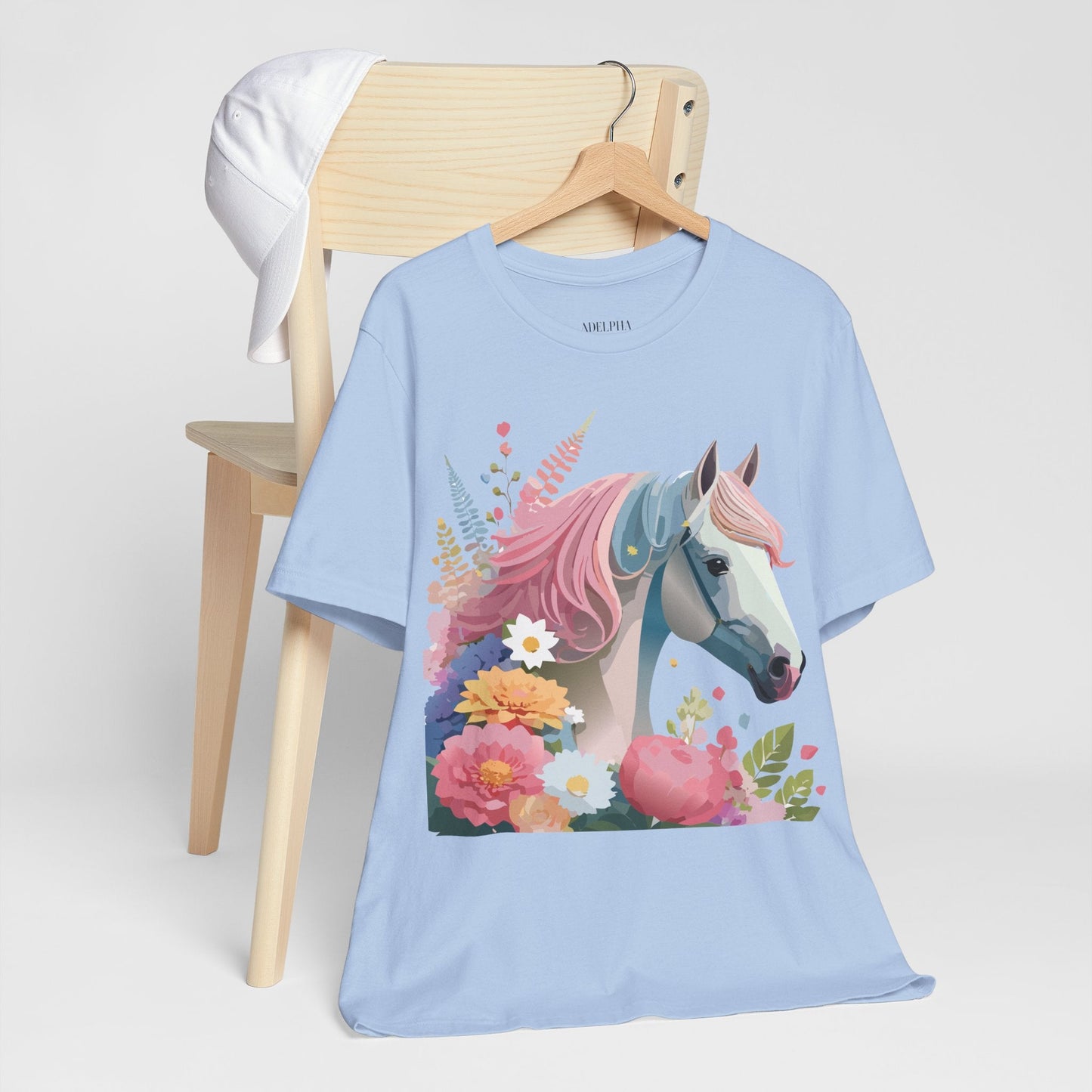 Horse Graphic Unisex 100 Cotton Vintage Animal Art T-Shirt 3