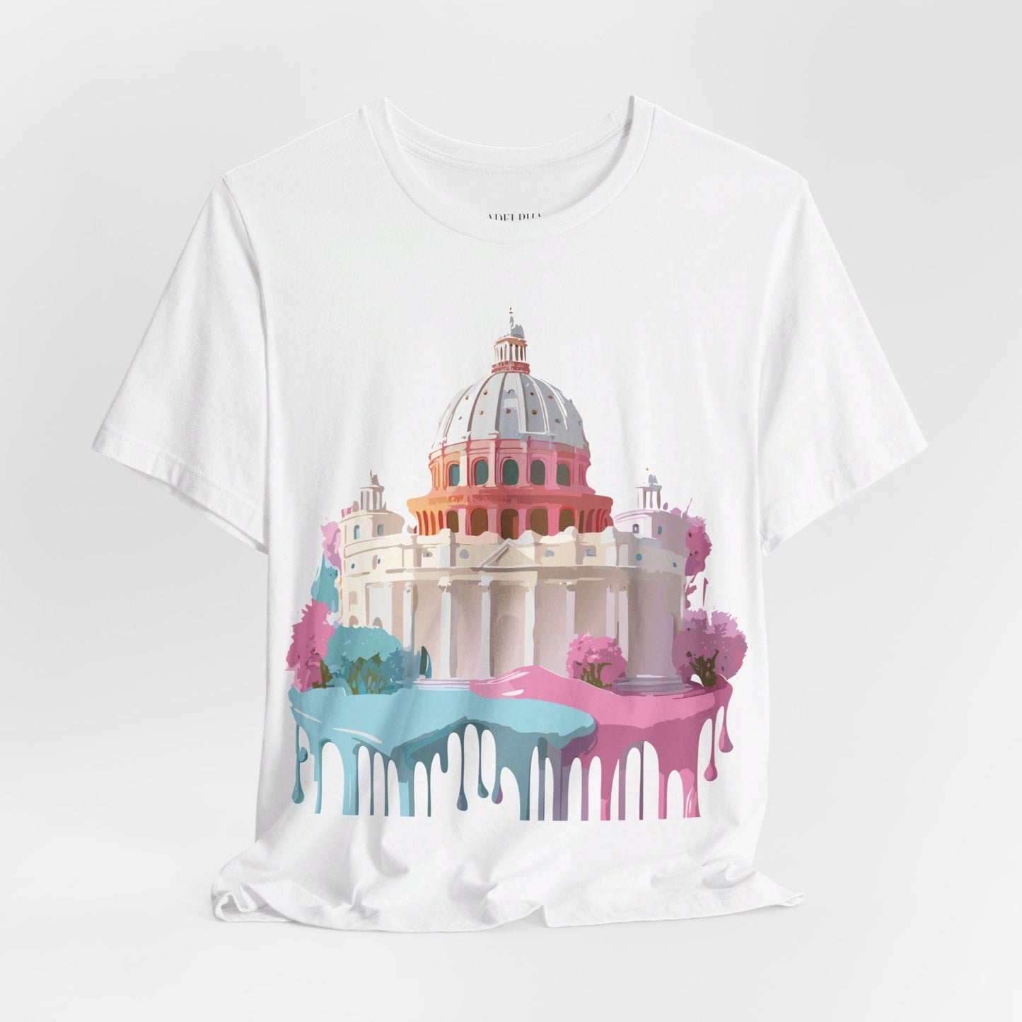 Adelpha Rome Tourist Shirt Unisex Graphic Tee With Vintage Art Design Comfortable Fit