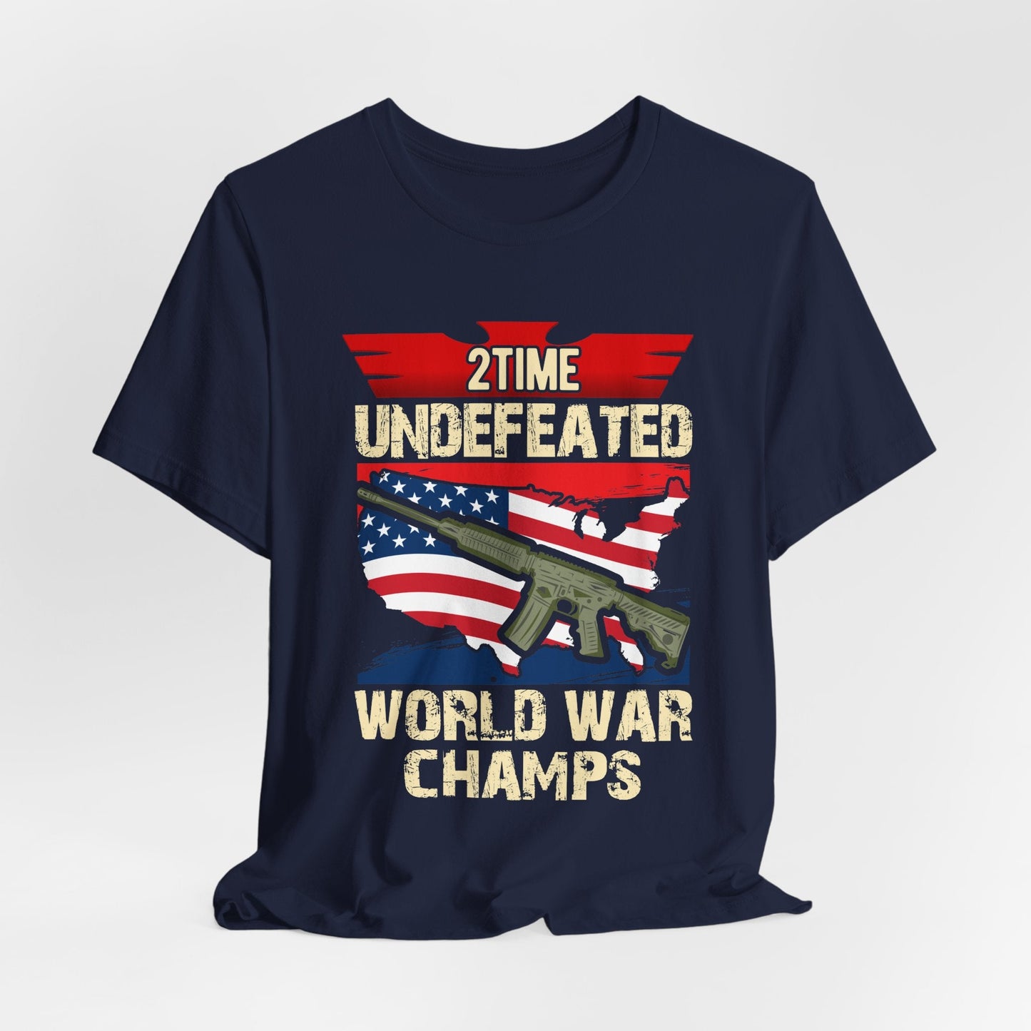 Army Veteran Patriotic Graphic Design Unisex Cotton T-Shirt v15