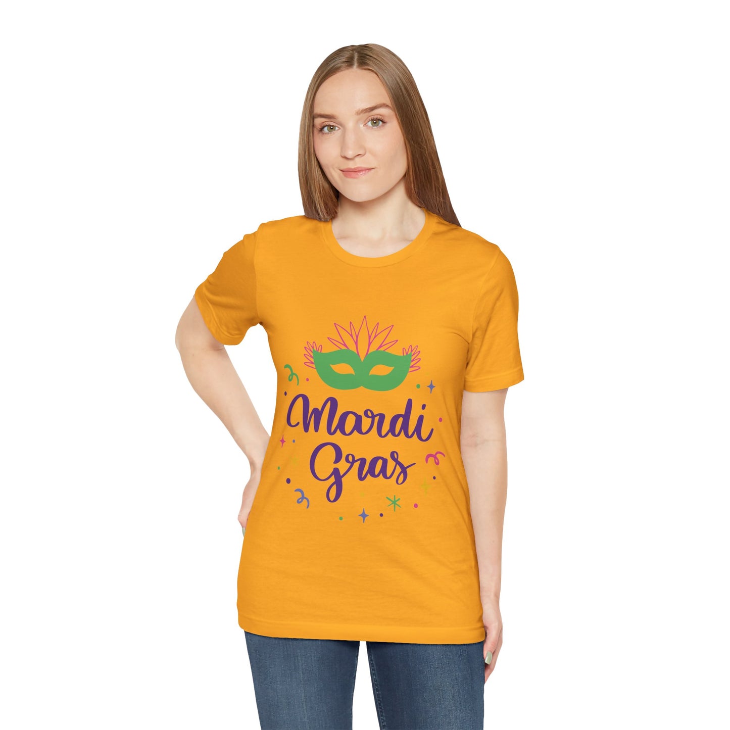 Unisex Cotton Tee Shirt for Mardi Gras