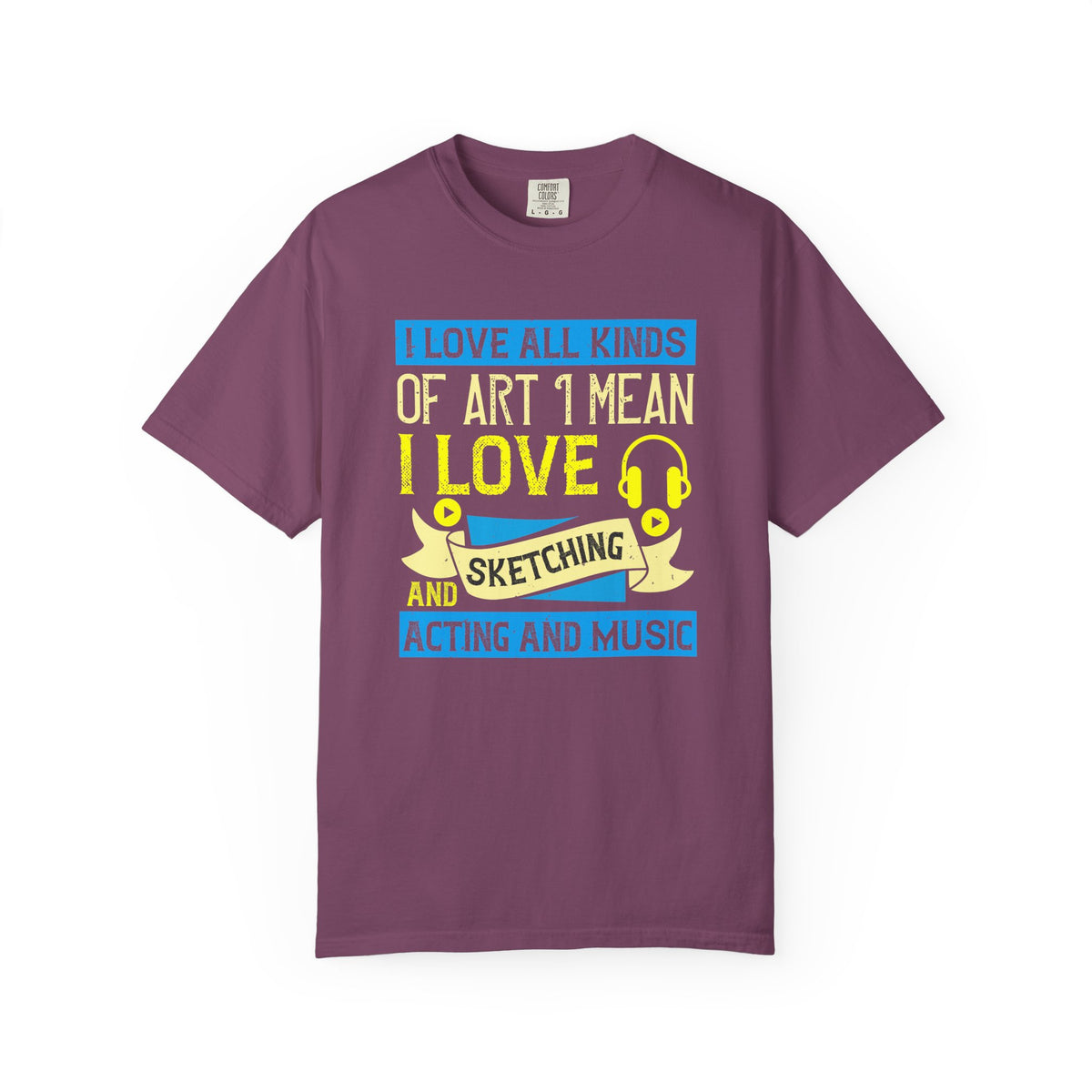 Rock Music Graphic Unisex Heavy Cotton Art Designed T-Shirt m10