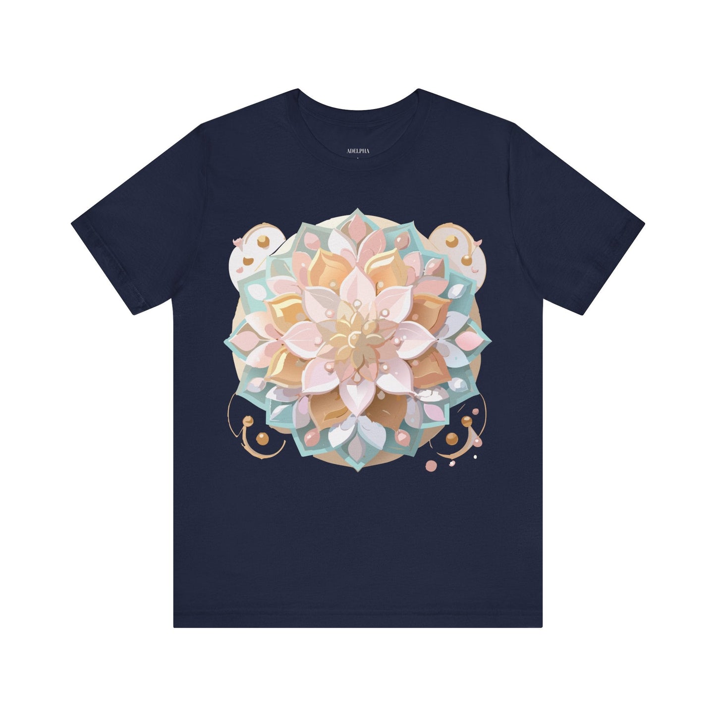Mandala Graphic Unisex 100 Cotton Vintage Floral Artwork Tee 10