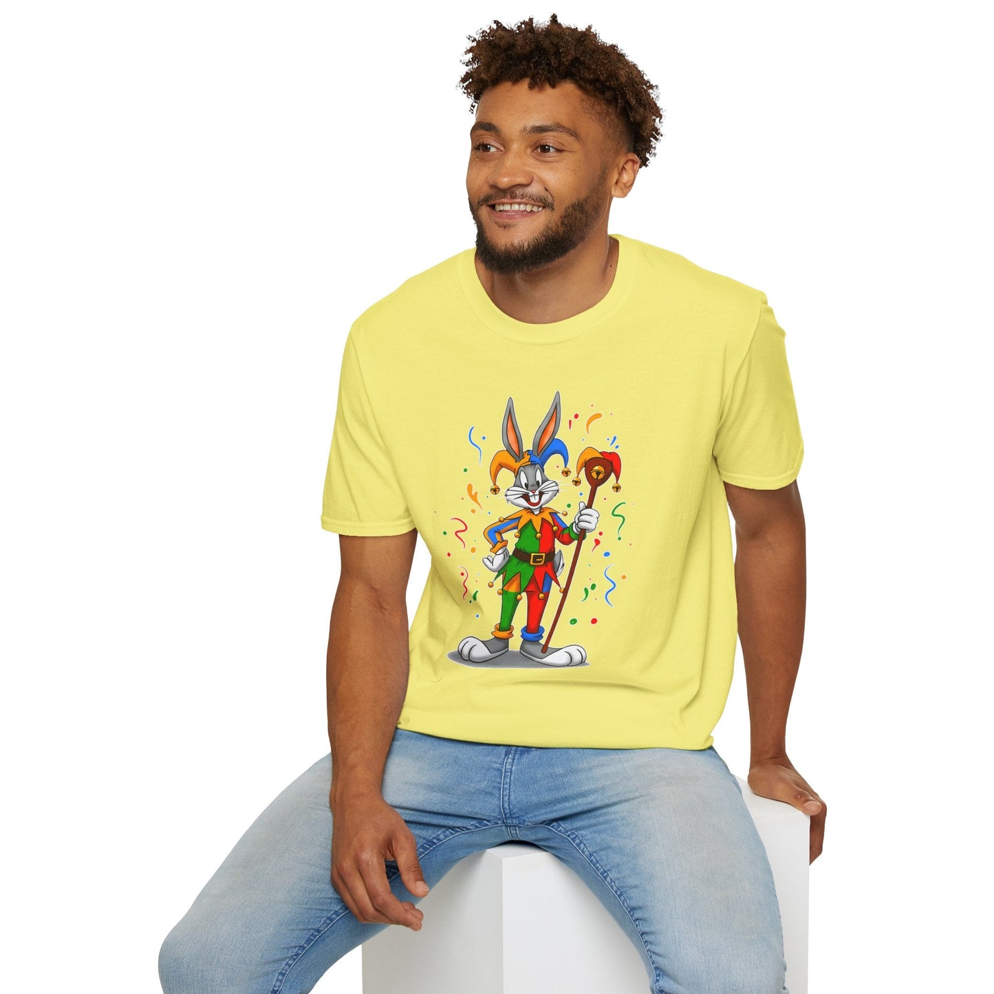Bugs Bunny Shirt Unisex Short Sleeve T Shirt Cartoon On T Shirt Animation Tee Gildan Softstyle 64000