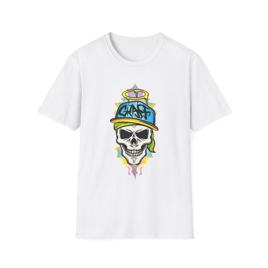 Skull Graphic Unisex Cotton T-shirt with Skeleton Artwork Design 5