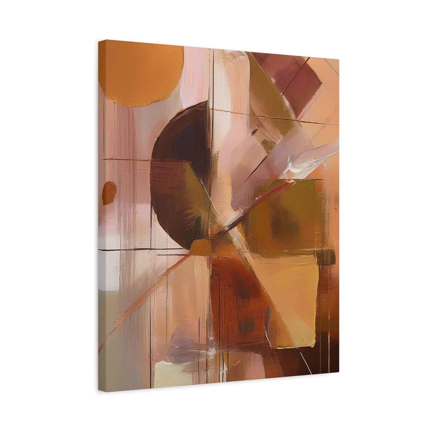 Abstract Geometric Painting Print Canvas 20x24,20x30,24x30 24x32,24x36,30x40 32x48,36x48,40x60 Pine-Wood Inner Frame ABS-50