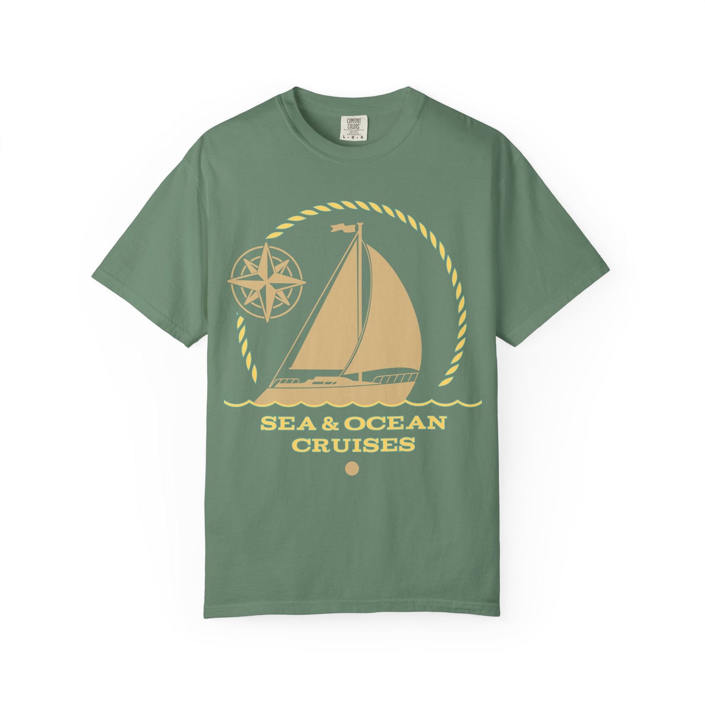 Comfort Colors 1717 Unisex Garment-Dyed T Shirt With Relaxed Fit 100 Percent Ring-Spun US Cotton
