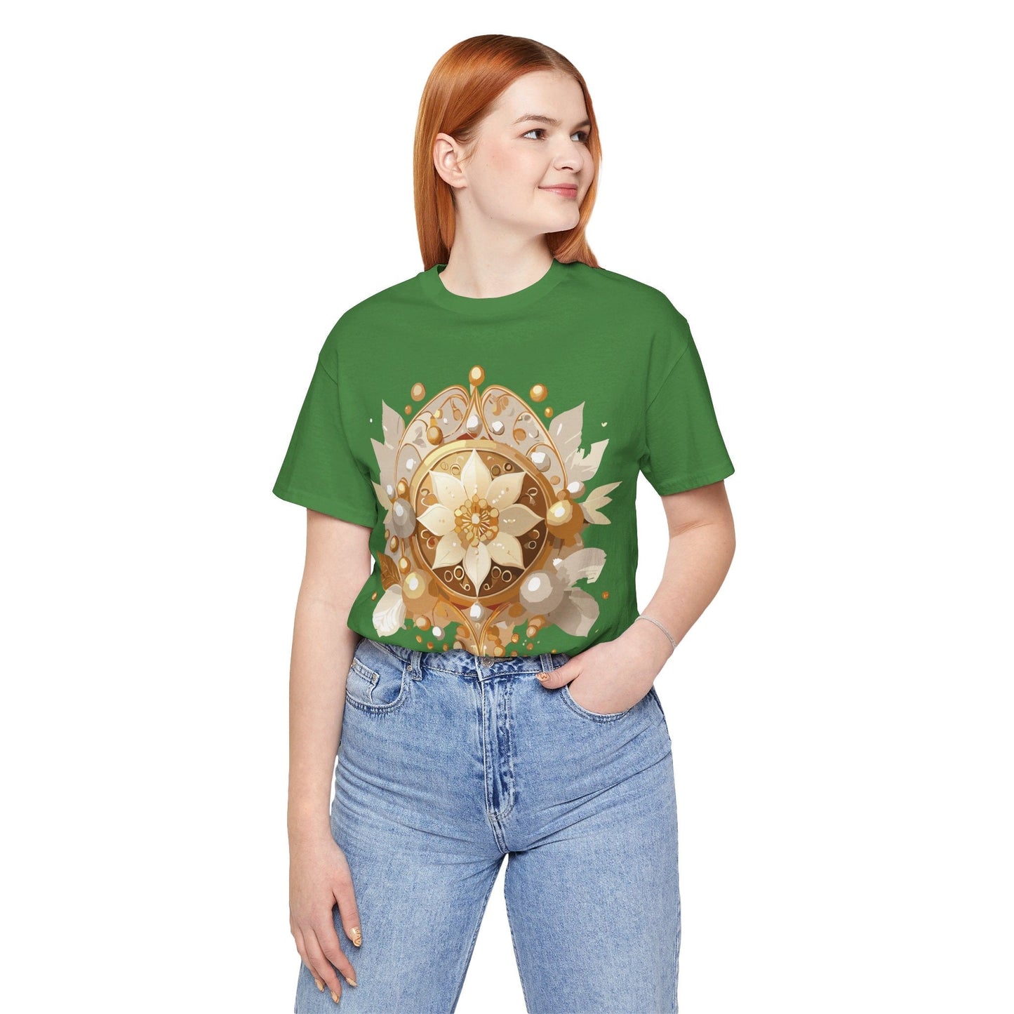 Jewelry Graphic Unisex 100 Cotton Vintage Treasure Art T-Shirt 47