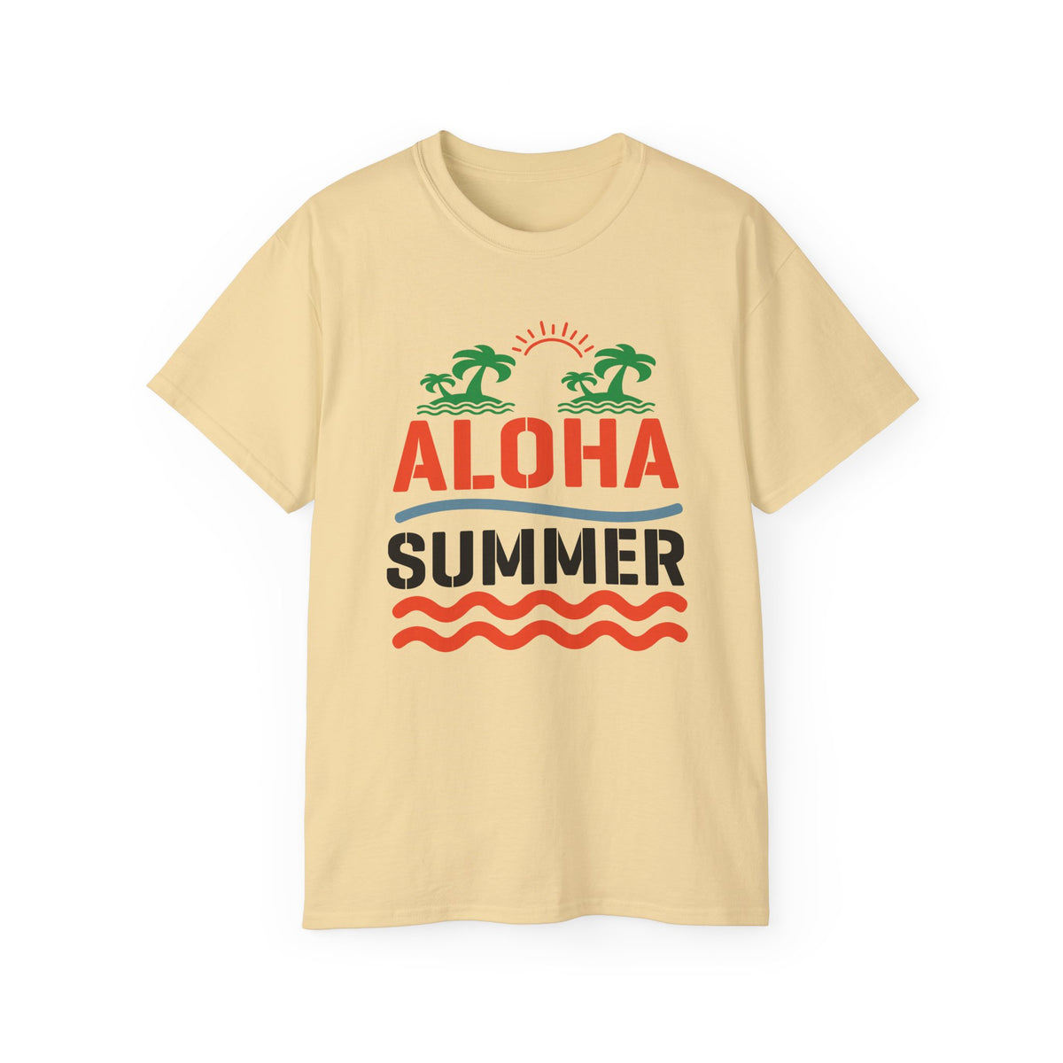 Aloha Summer Shirt | Tropical Palm Beach Tee