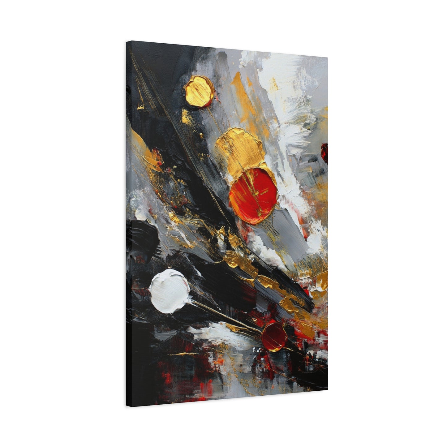 Abstract Oil Painting Print Canvas 20x24,20x30,24x30 24x32,24x36,30x40 32x48,36x48,40x60 Pine-Wood Inner Frame ABS-67