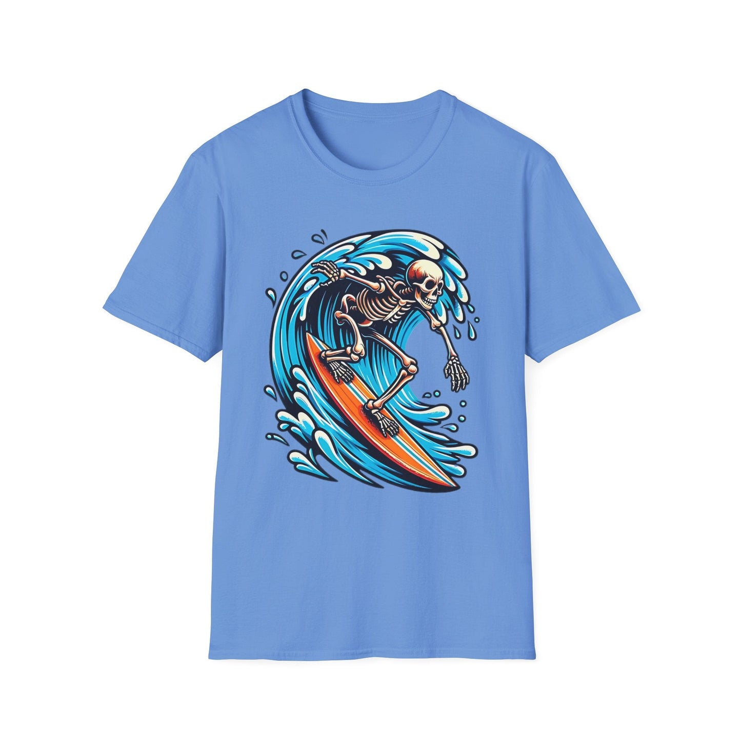Skull Graphic Unisex Cotton T-shirt with Skeleton Artwork Design 10