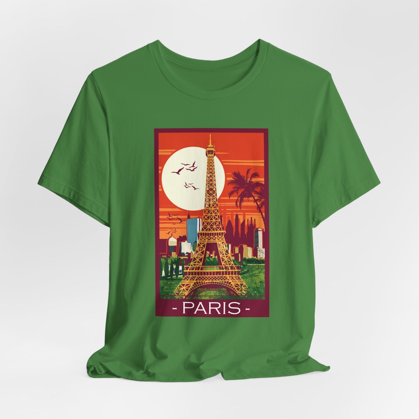 Retro Poster Paris Graphic Design Tee, Paris Shirt, Vintage Tees, Art Design T-Shirt, Graphic Tee, Retro Art Shirts