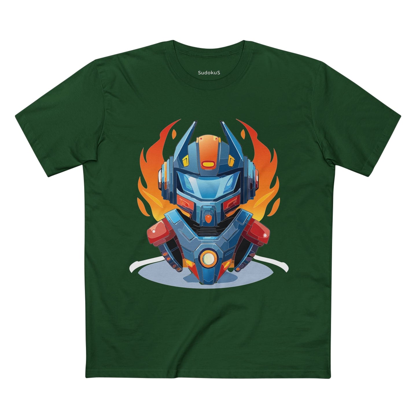Cyborg Robot Graphic Unisex 100 Cotton Staple Tee 6