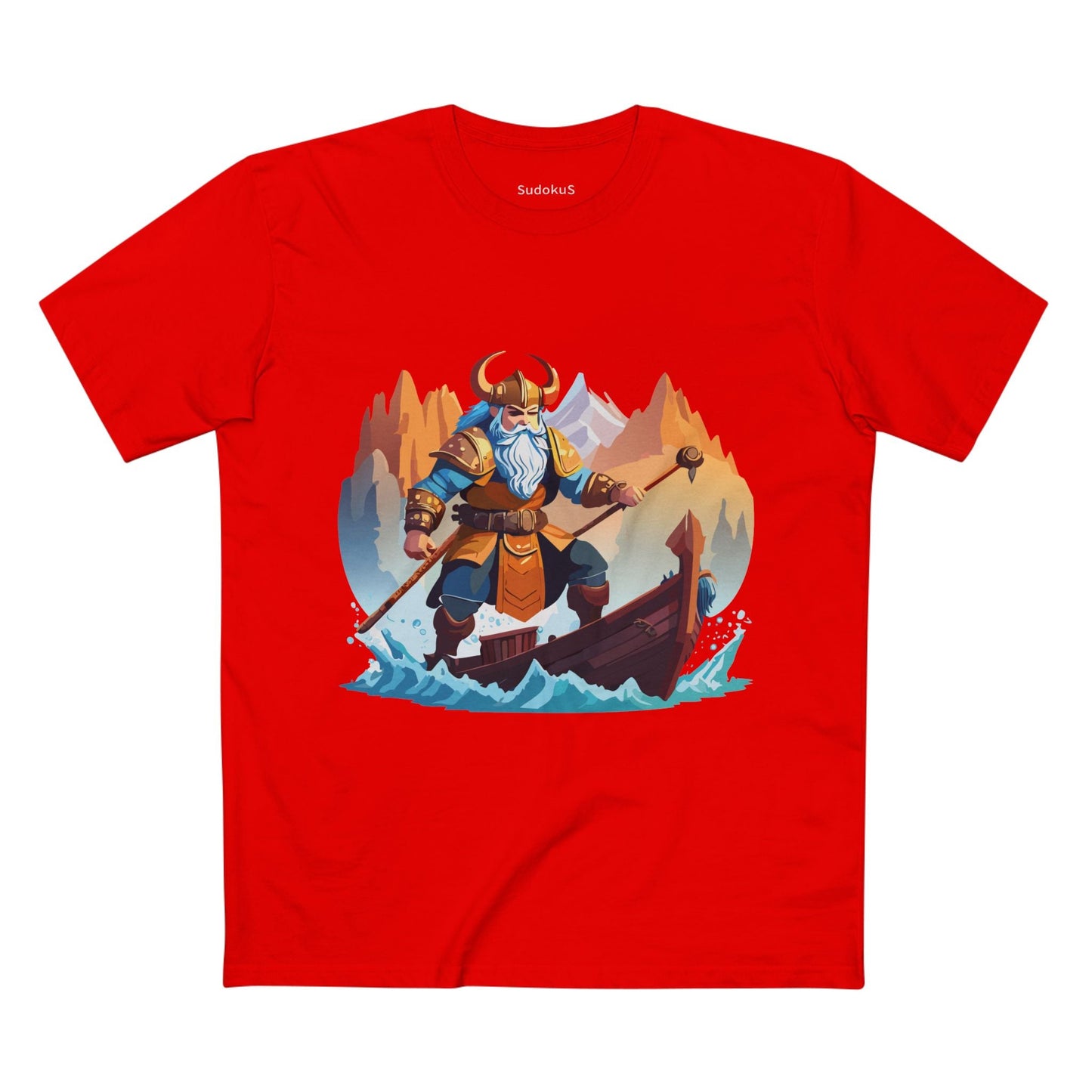 Viking Graphic Unisex 100 Cotton Staple Tee 27
