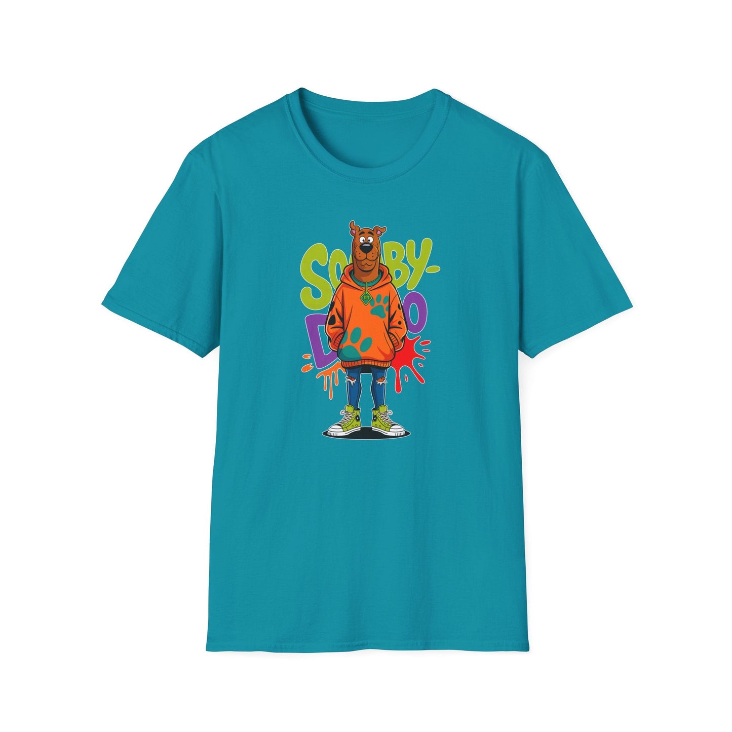 Unisex Cartoon T Shirt With Animation Funny Animals Tee Gildan Softstyle 64000 100 Percent Cotton