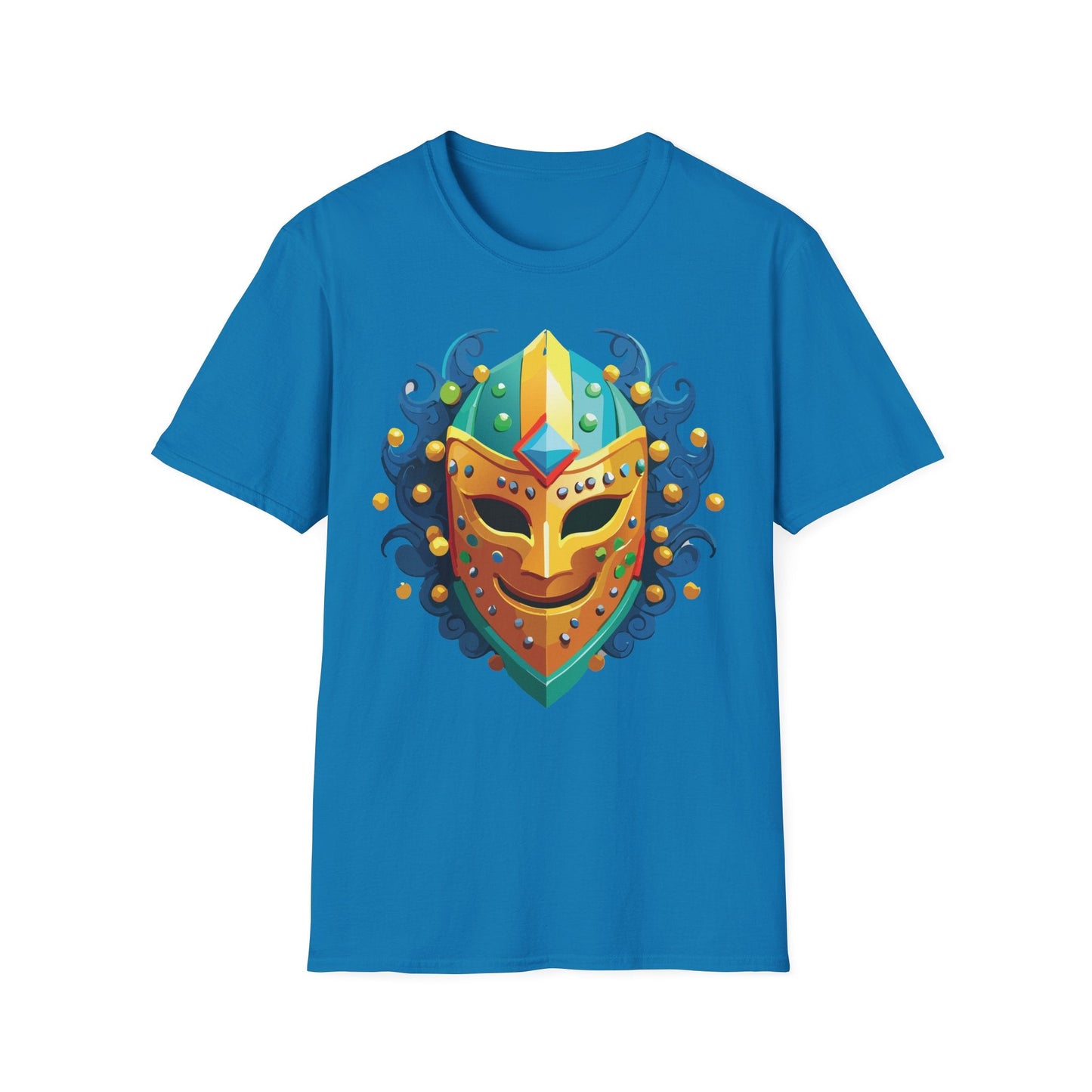 Unisex Mask Tee Shirt Gildan Softstyle 64000 100 Percent Ring Spun Cotton Comfort