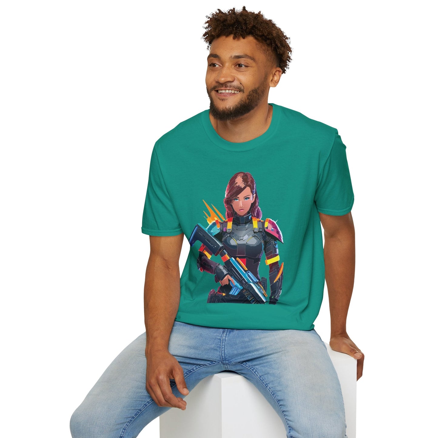 Robocop T Shirt Unisex Gildan Softstyle 64000 100 Percent Ring Spun Cotton Tee Casual Wear