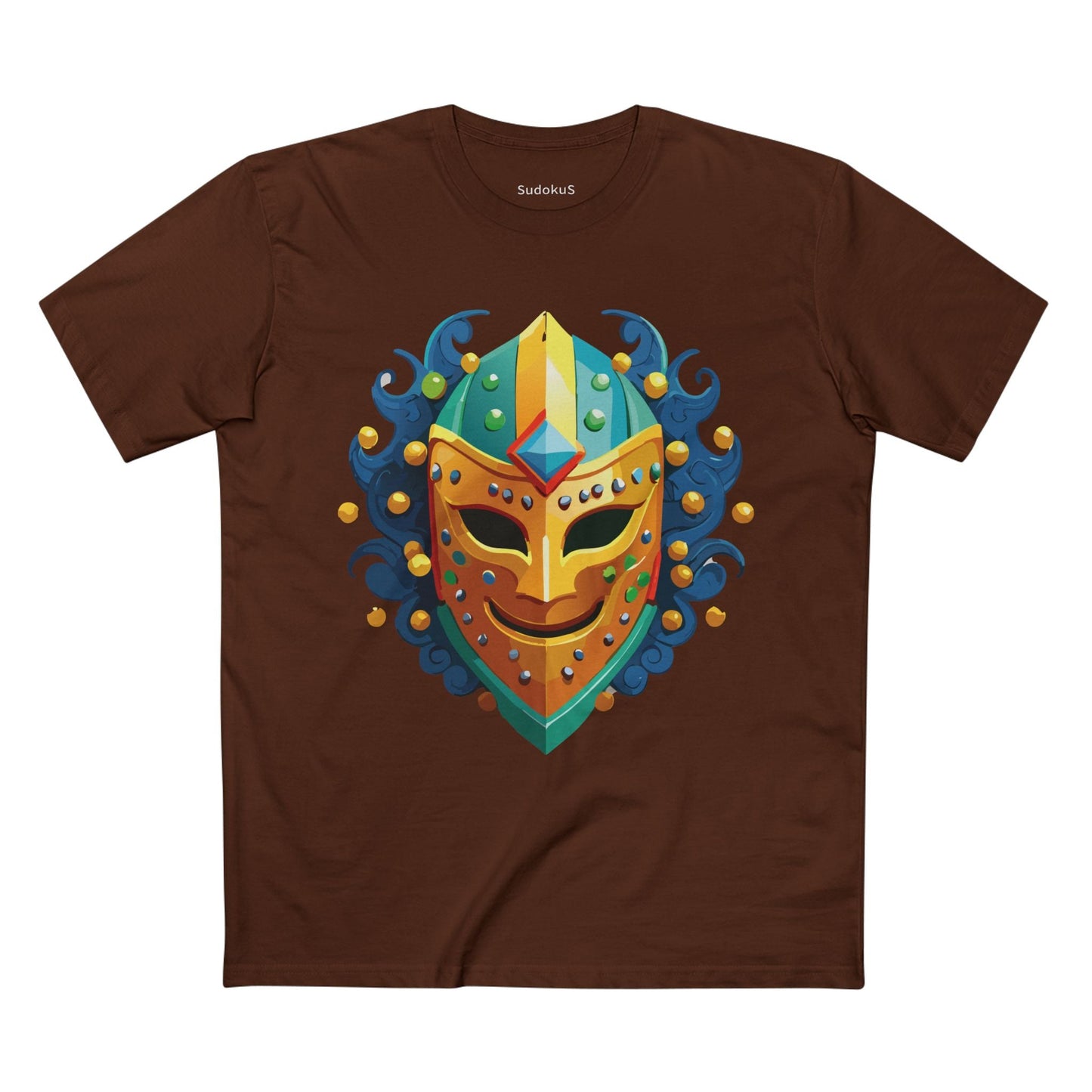 Mask Graphic Unisex 100 Cotton Staple Tee 18