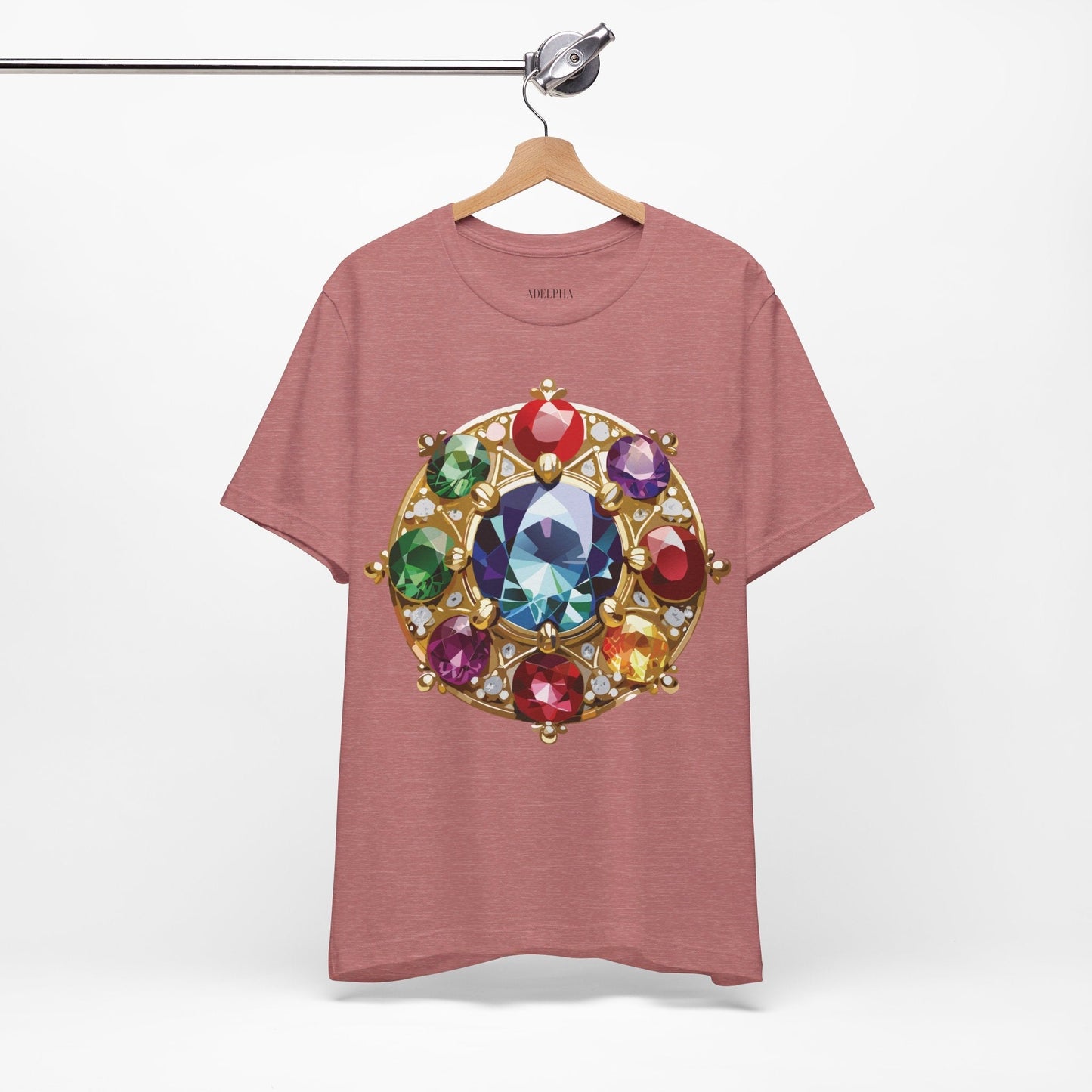 Jewelry Graphic Unisex 100 Cotton Vintage Treasure Art T-Shirt 40