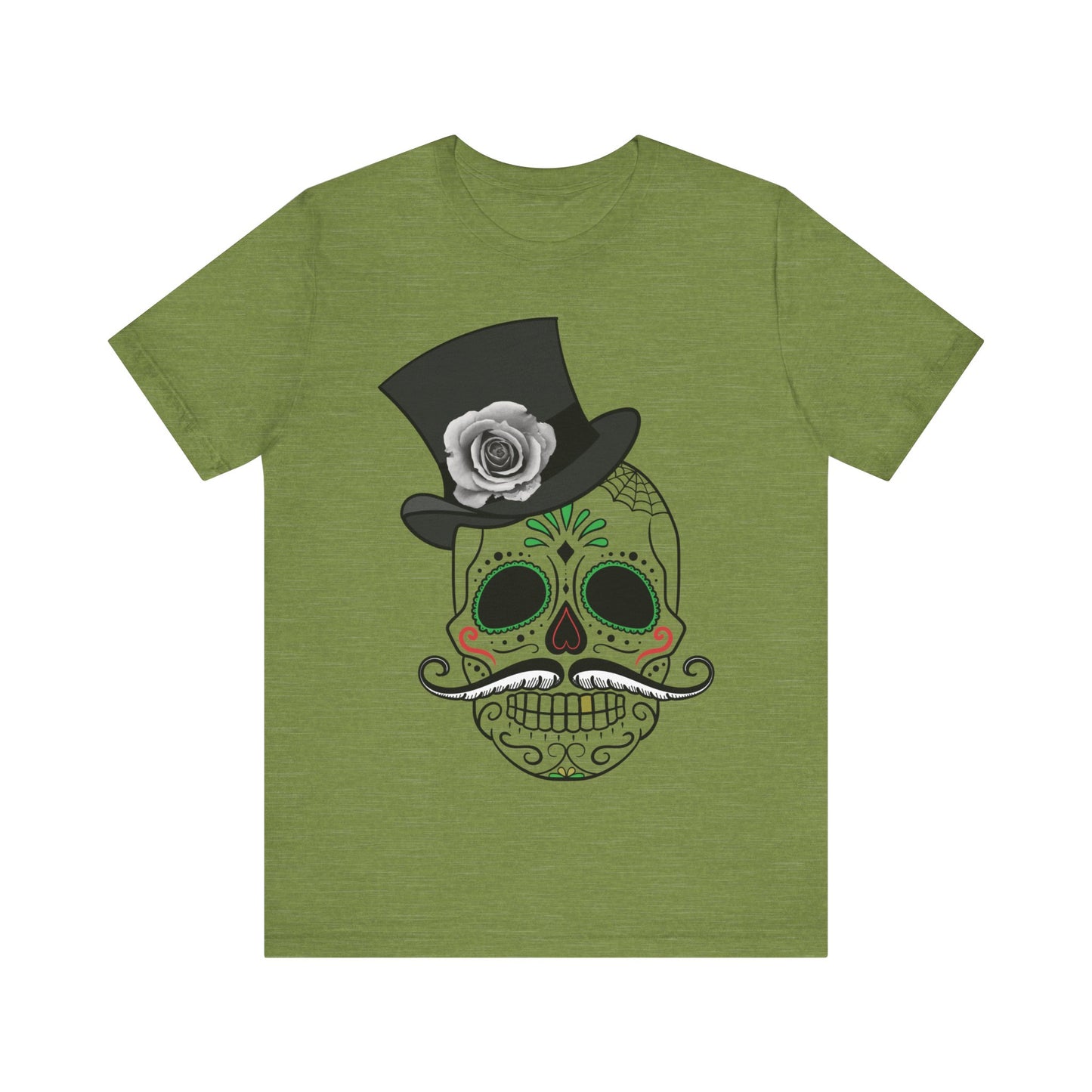 Unisex Cotton Tee Shirt with Skull