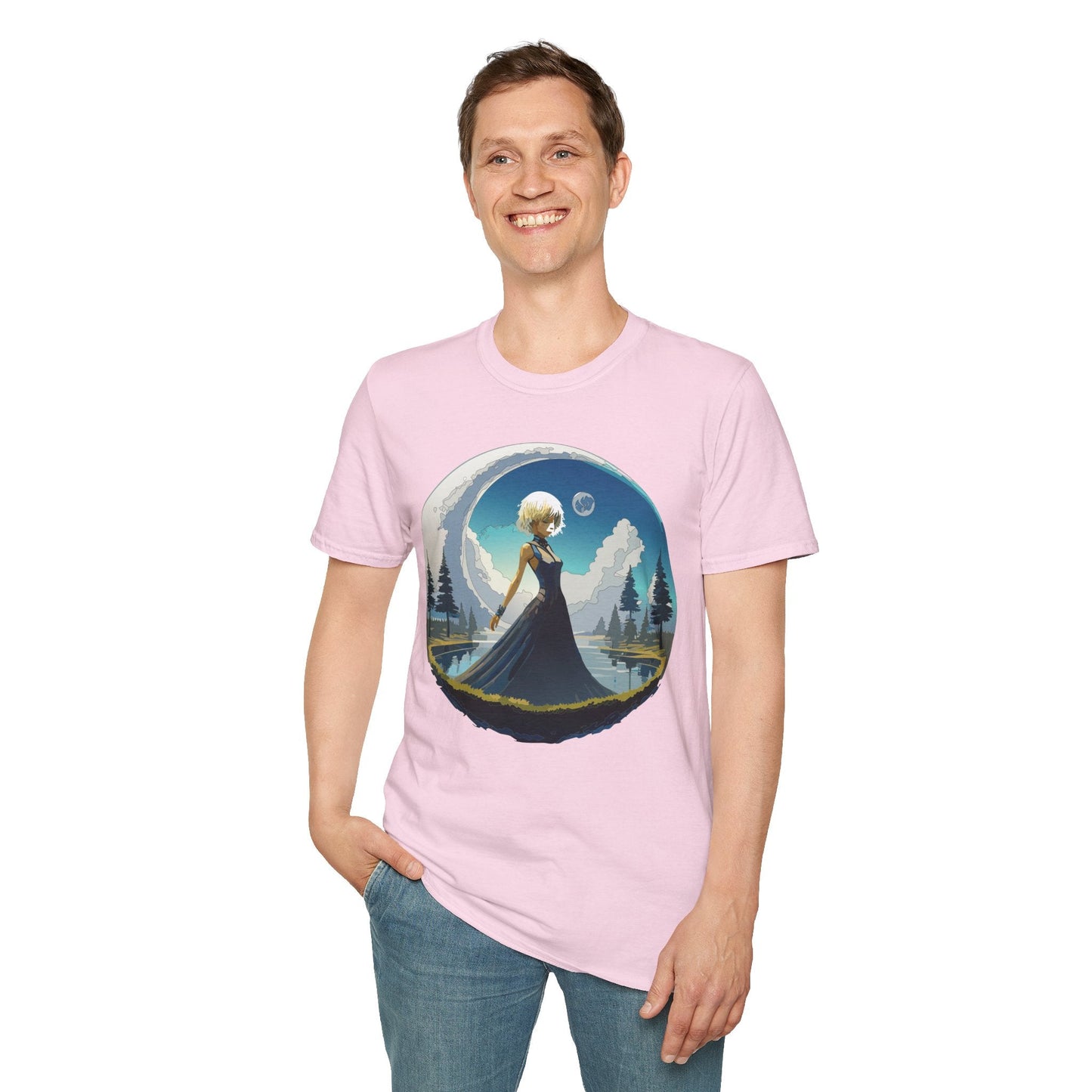 Womens Graphic T Shirt Art Design Tee Gildan Softstyle 64000 Unisex Short Sleeve