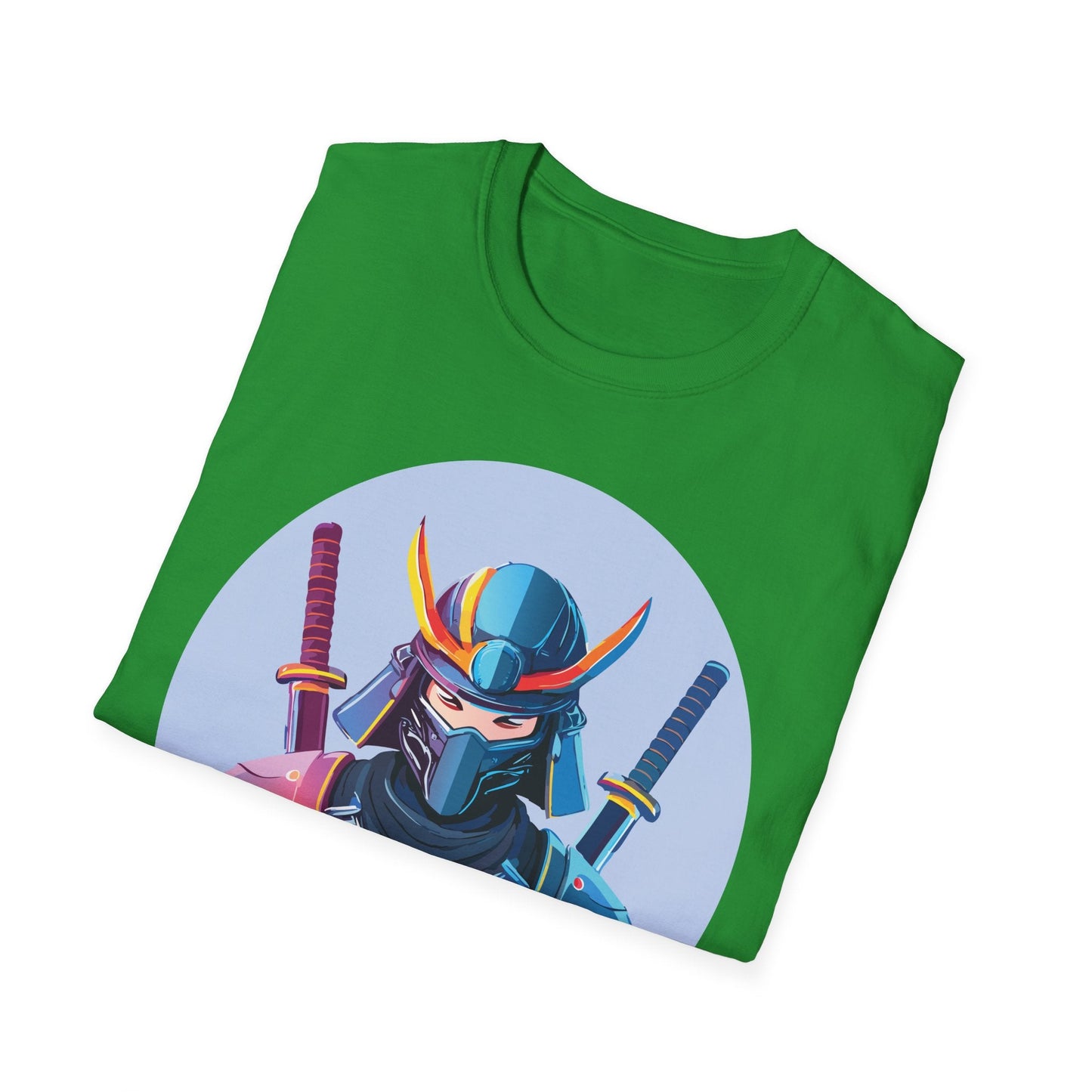 Samurai T Shirt Unisex Softstyle Gildan 64000 Breathable Cotton Tee For Everyday Wear