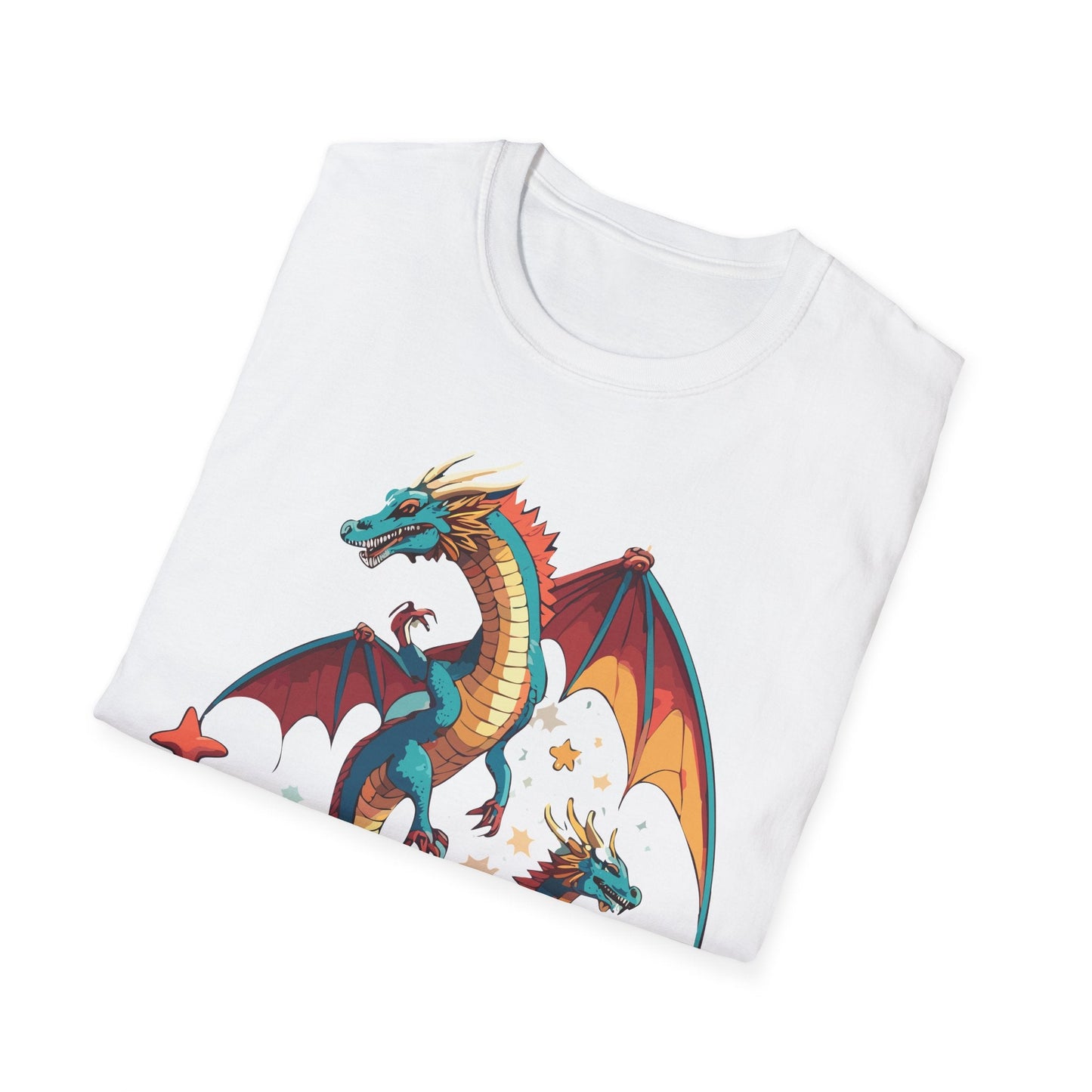 Dragon Graphic Unisex 100 Cotton Tee with Animal Artwork Design 14