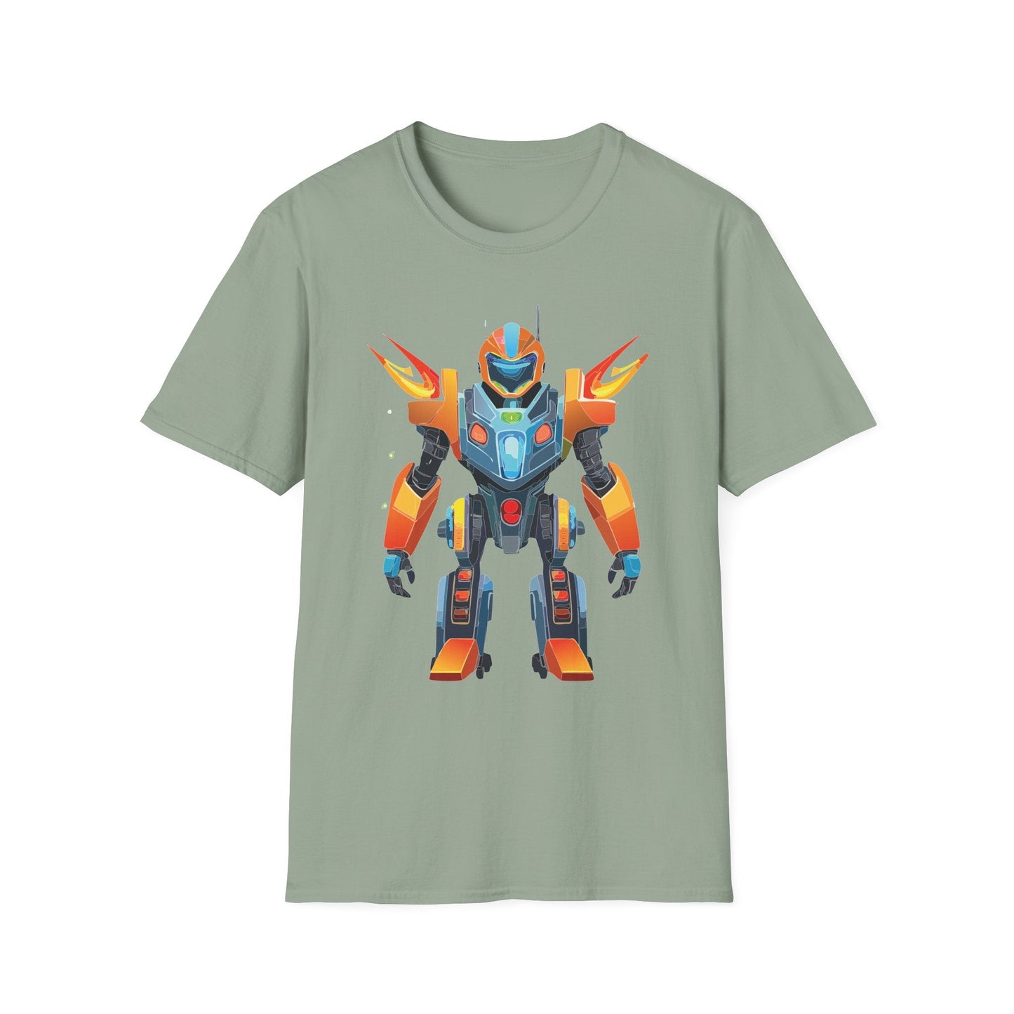 Cyborg Tee Unisex Robot Shirt Terminator Graphic Short Sleeve Tee Gildan Softstyle 64000 Cotton