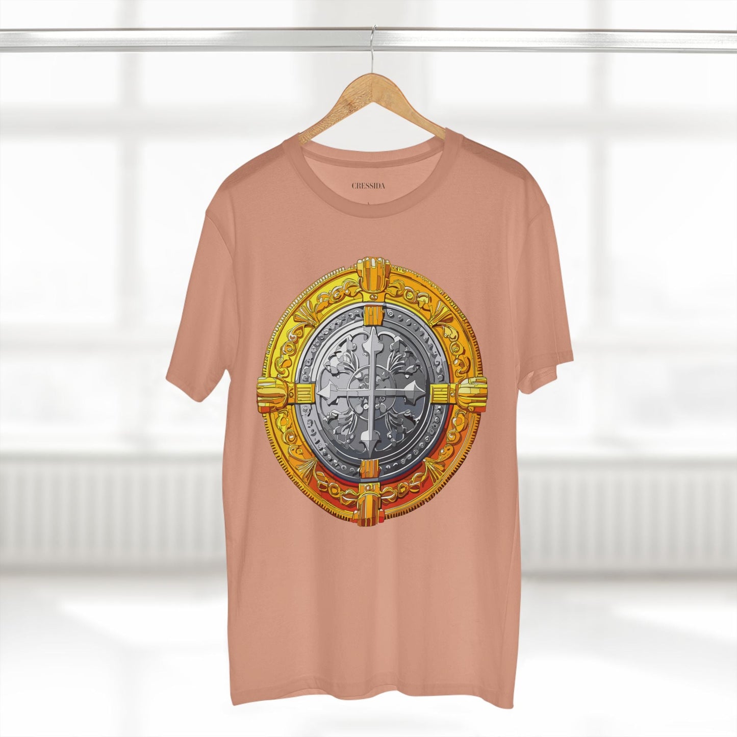 Antique Gold Coin Graphic Design T-Shirt Unisex 100 Cotton With Golden Print Artwork Tee 14