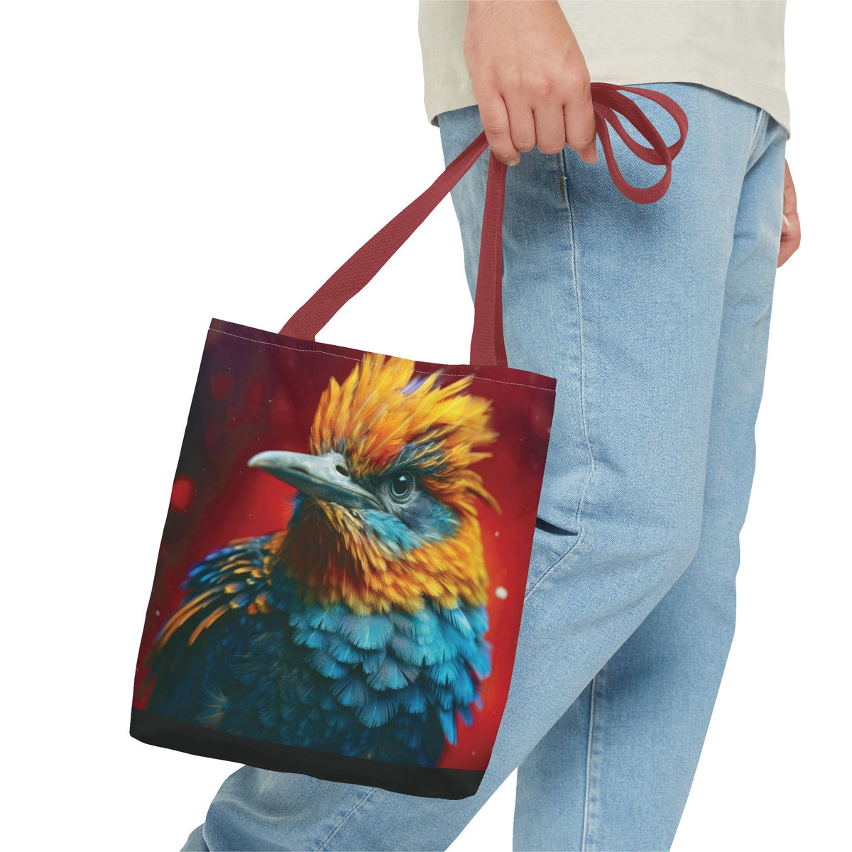 Bolsa de lona con estampados de animales 