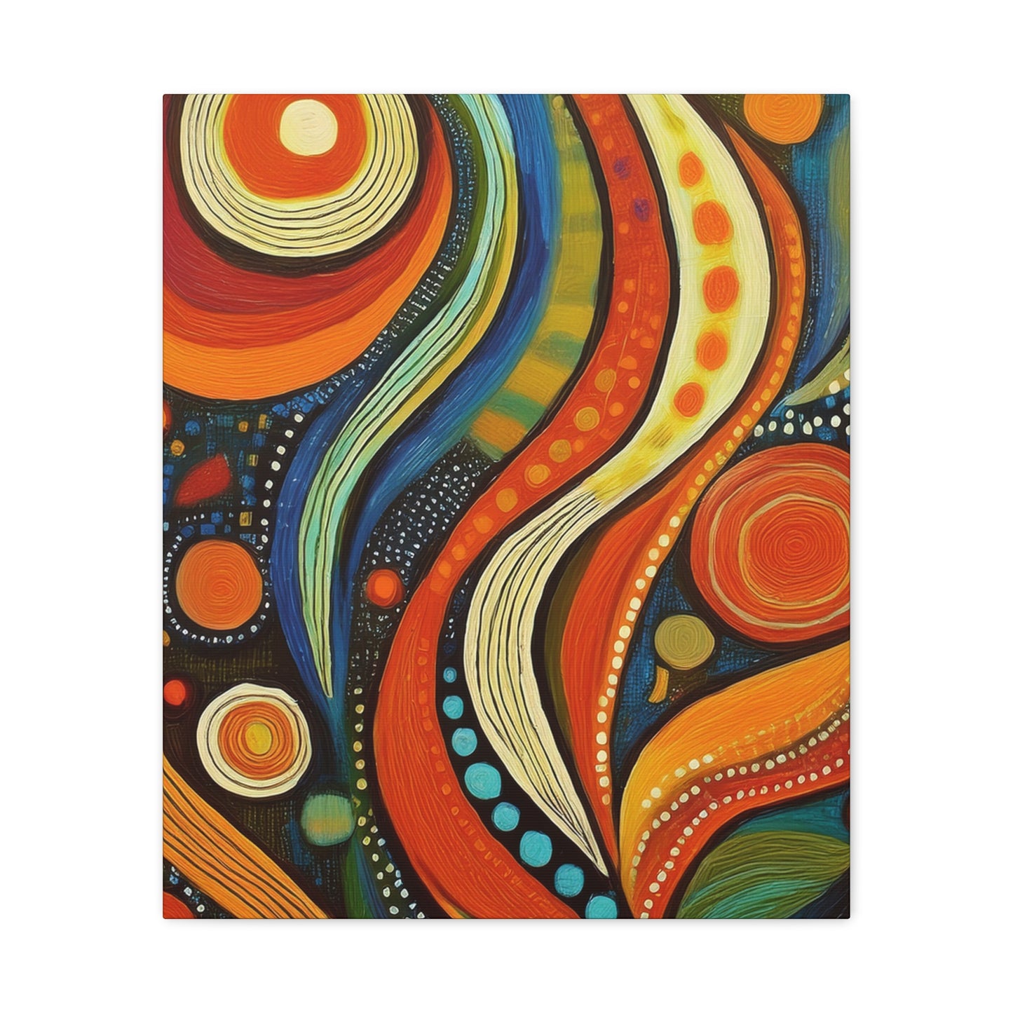 Abstract Oil Painting Print Canvas 20x24,20x30,24x30 24x32,24x36,30x40 32x48,36x48,40x60 Pine-Wood Inner Frame ABS-111