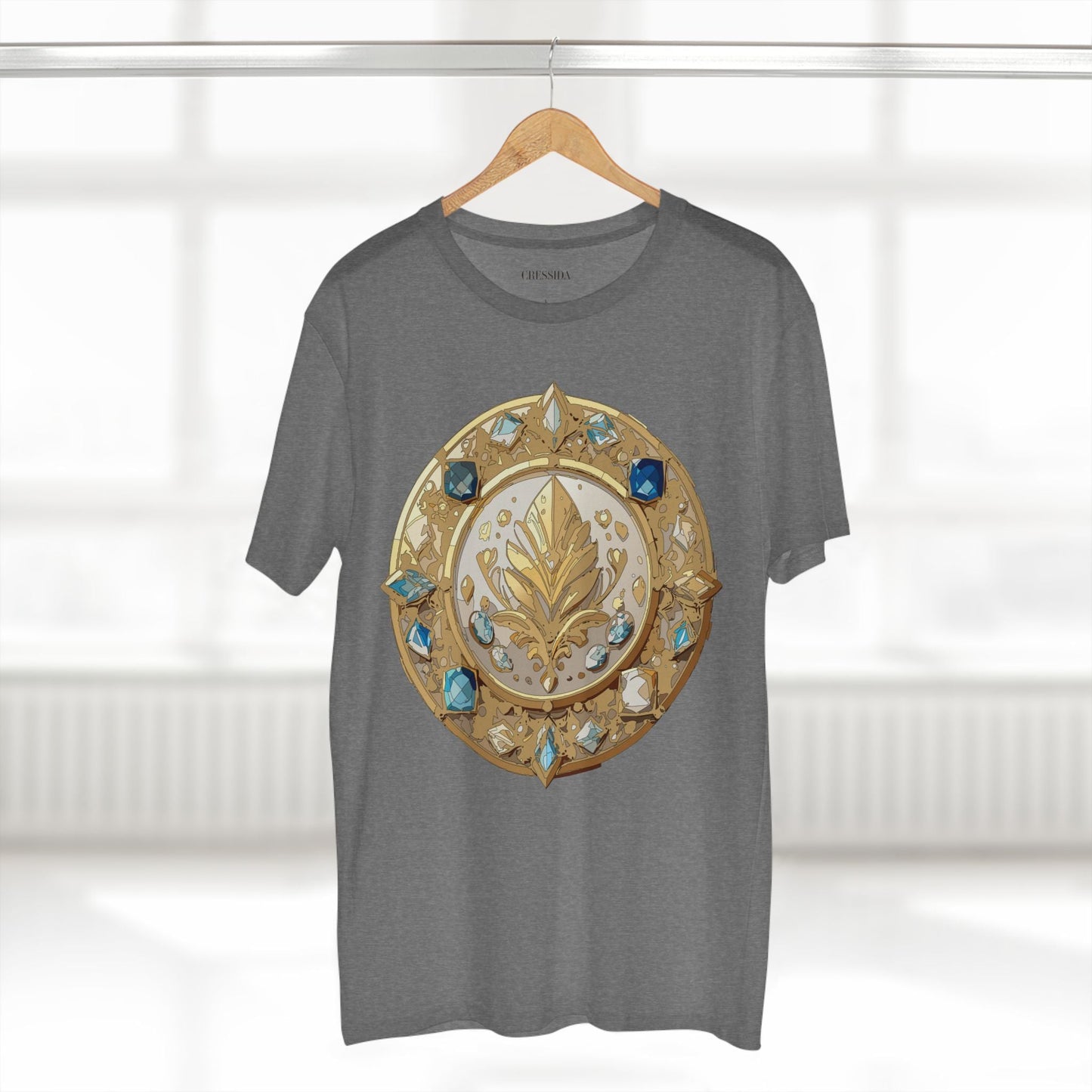 Medallion Graphic T-Shirt Unisex 100 Cotton With Gold Art Design Medal Tee 25