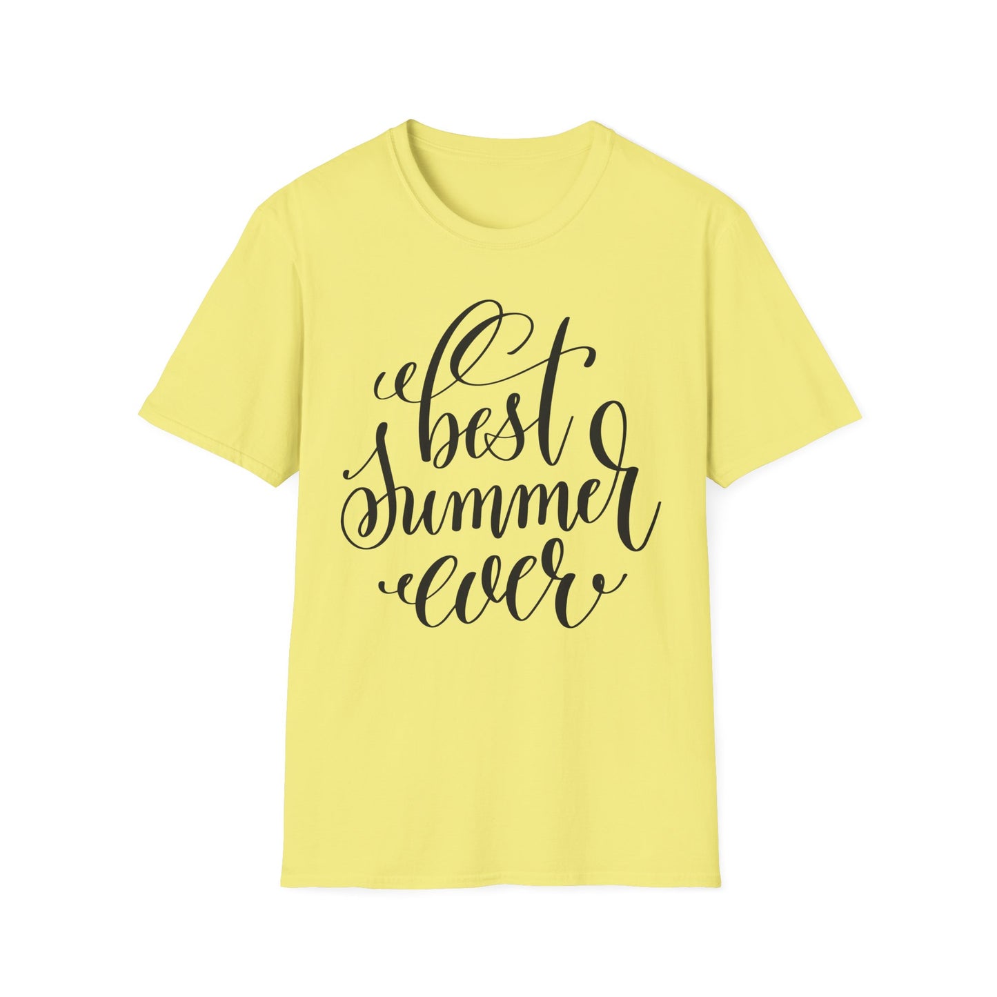 Unisex Cotton Short Sleeves Summer Graphic T-Shirt