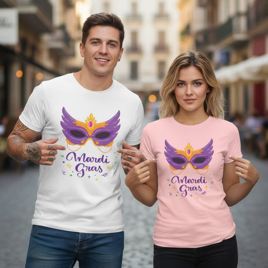 Camiseta unisex de algodón para carnaval