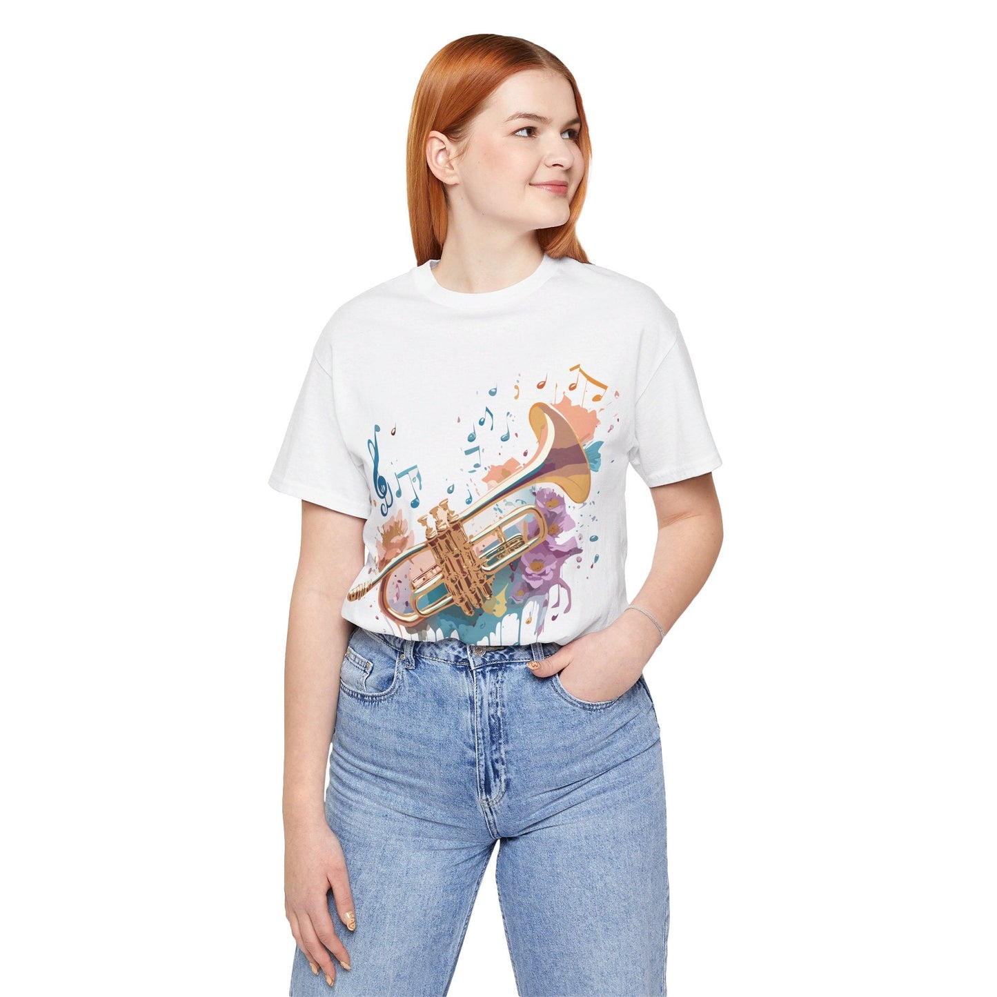 Music Graphic T Shirt Unisex Vintage Inspired Art Tee Adelpha Short Sleeve Design