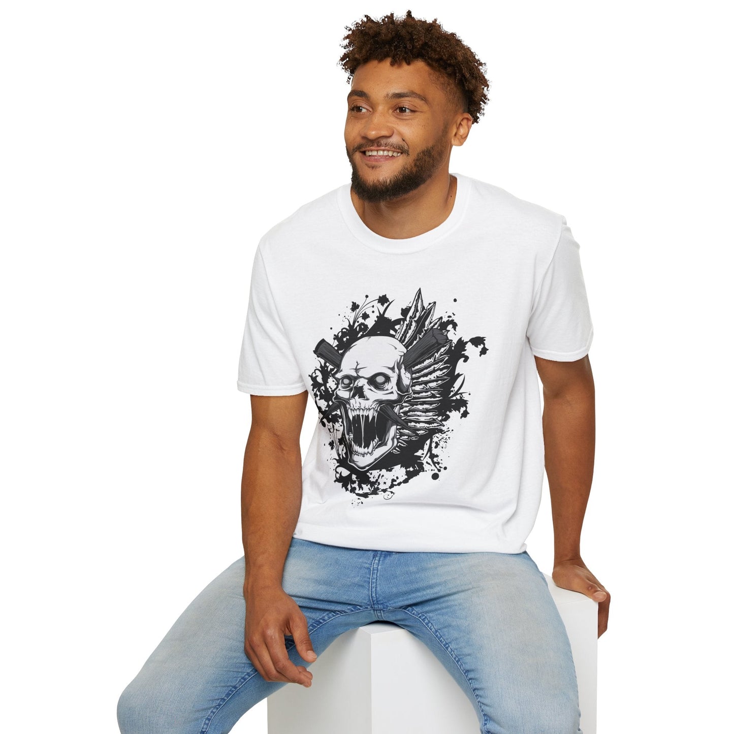 Art Design Graphic Tee Shirt Unisex Softstyle Gildan 64000 100 Percent Ring Spun Cotton