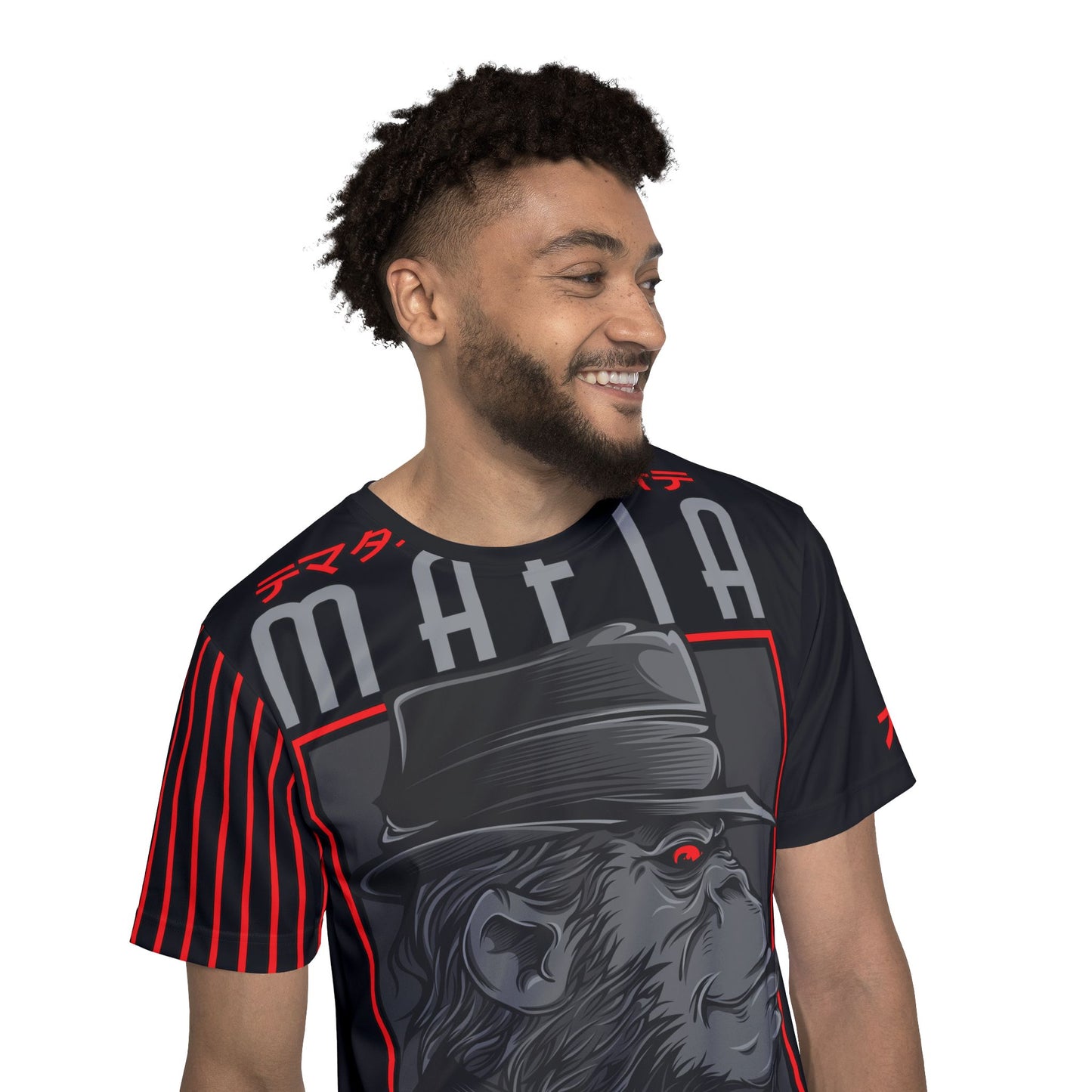 45-Be Fun Graphic T-Shirt, Art Design Poly Shirt, All Over Print Graphic Tee, Monsters T-Shirt, Cartoon Tees