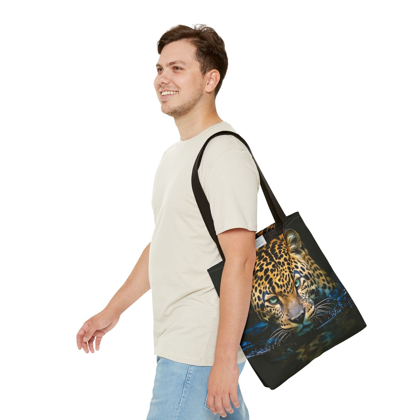 Bolsa de lona con estampados de animales