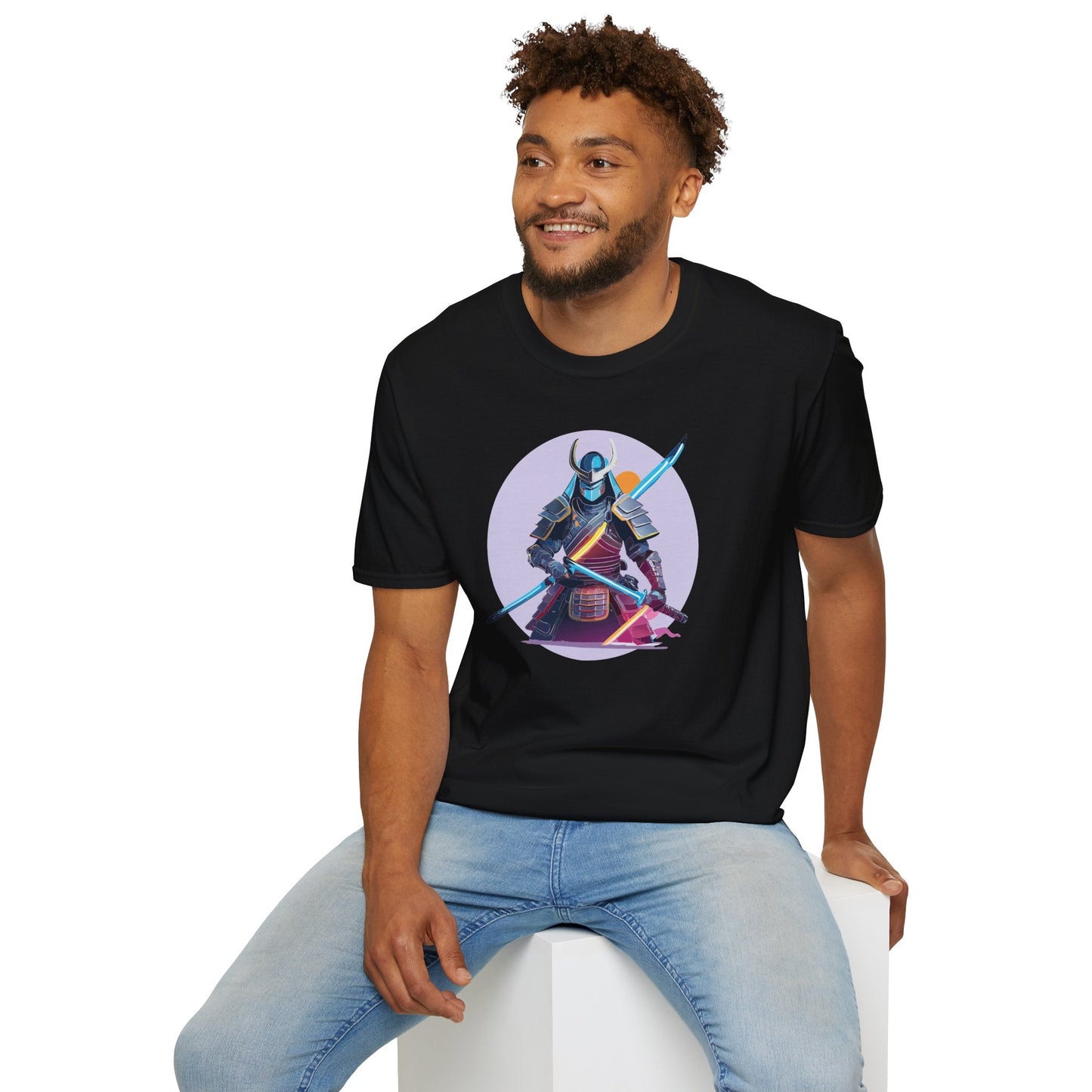 Samurai Shirt Unisex Gildan Softstyle Tee 100 Percent Cotton Lightweight Comfort