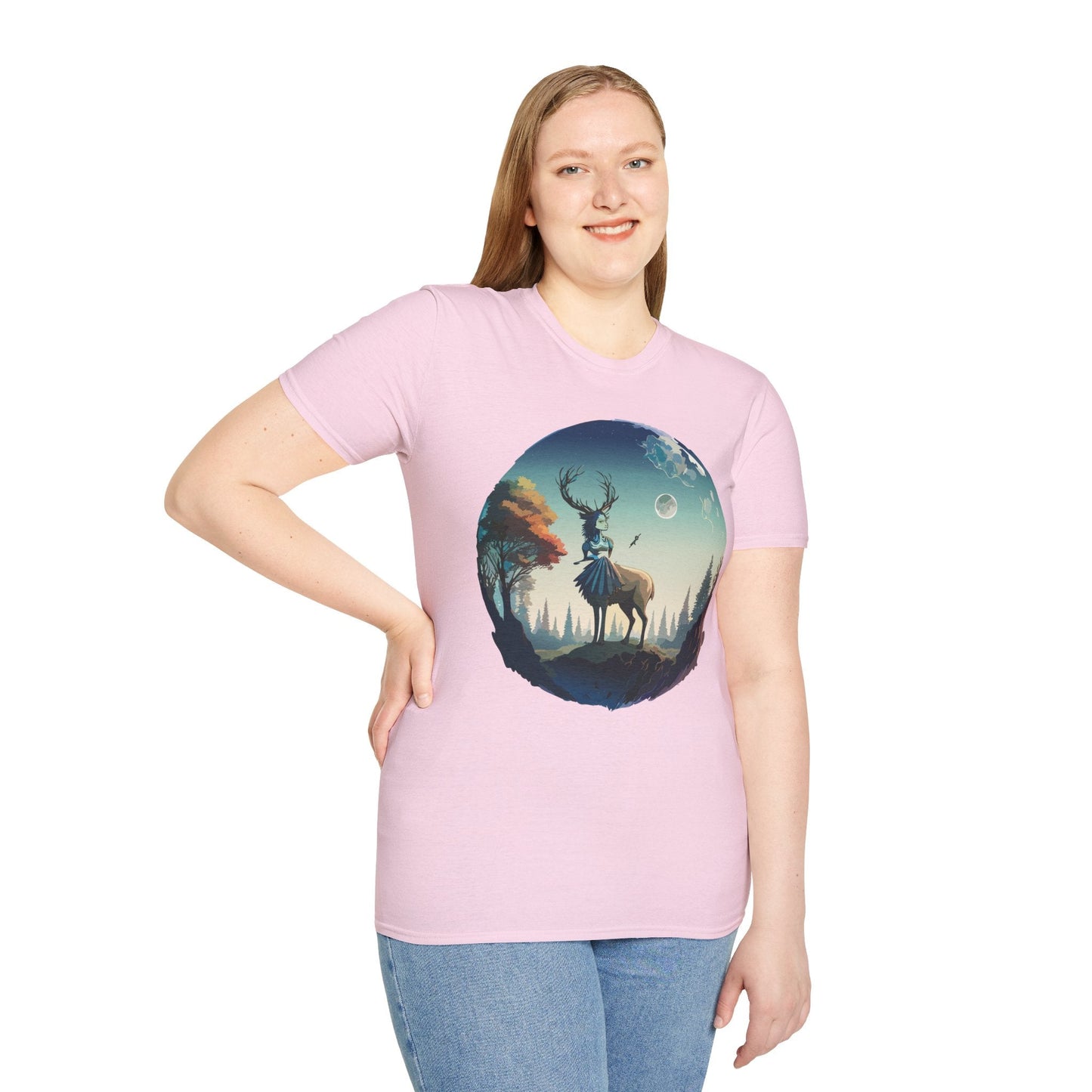 Womens Graphic T Shirts Art Design Tee Gildan Softstyle 64000 100 Percent Ring Spun Cotton Unisex