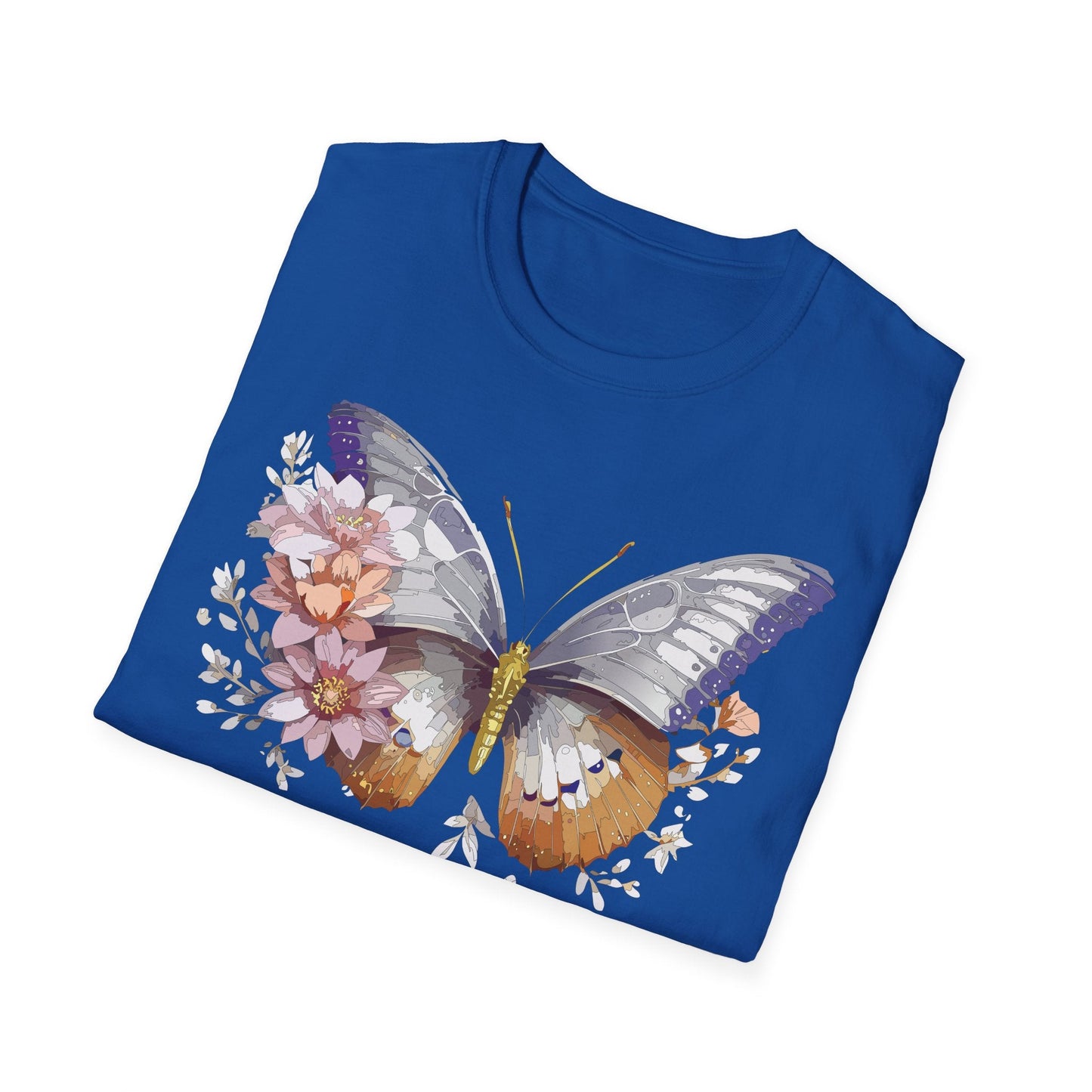 Butterfly Shirt Unisex T Shirt 100 Percent Ring Spun Cotton Gildan Softstyle Tee