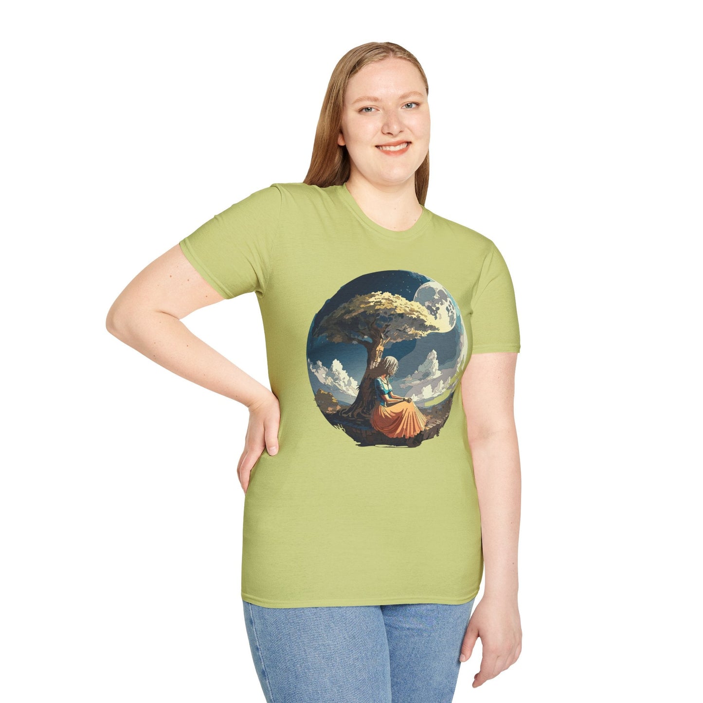 Unisex Graphic T Shirt Art Design Tee Softstyle 64000 Ring Spun Cotton Comfortable